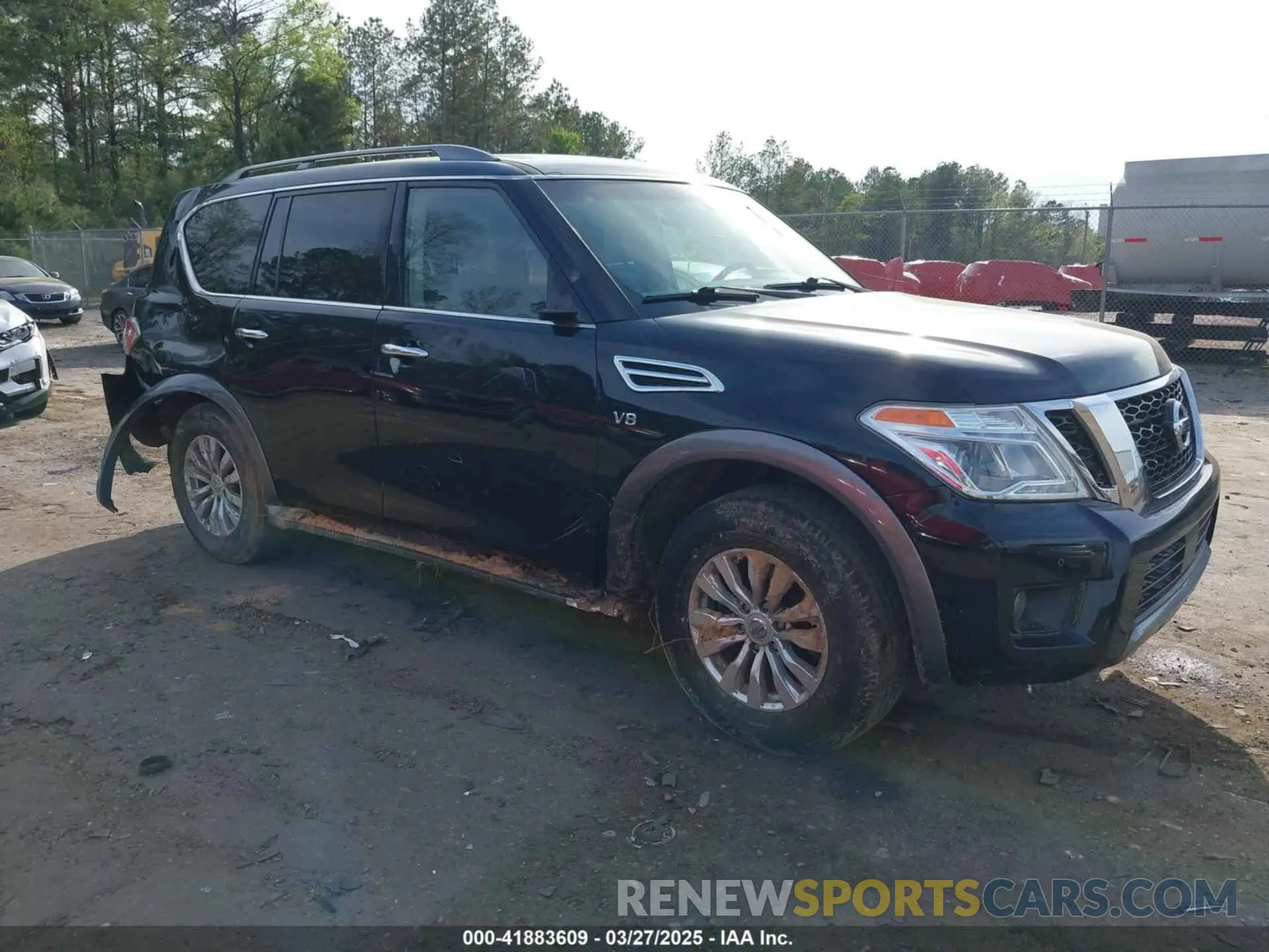 1 Photograph of a damaged car JN8AY2ND2K9090968 NISSAN ARMADA 2019