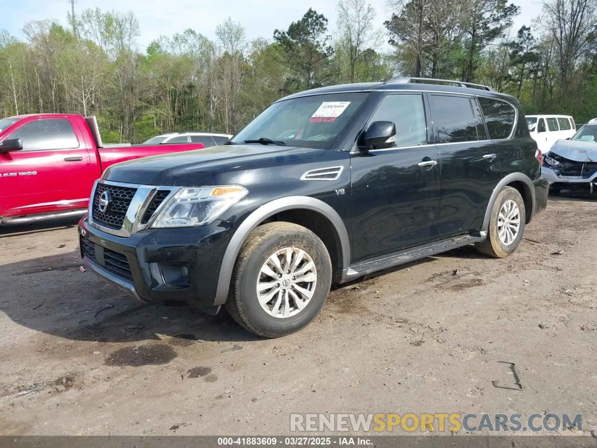 2 Photograph of a damaged car JN8AY2ND2K9090968 NISSAN ARMADA 2019