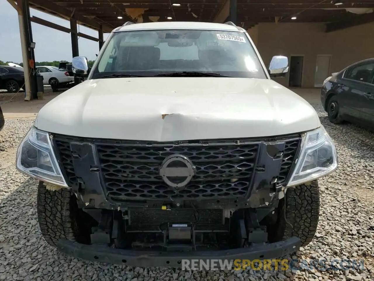 5 Photograph of a damaged car JN8AY2ND2KX008457 NISSAN ARMADA 2019