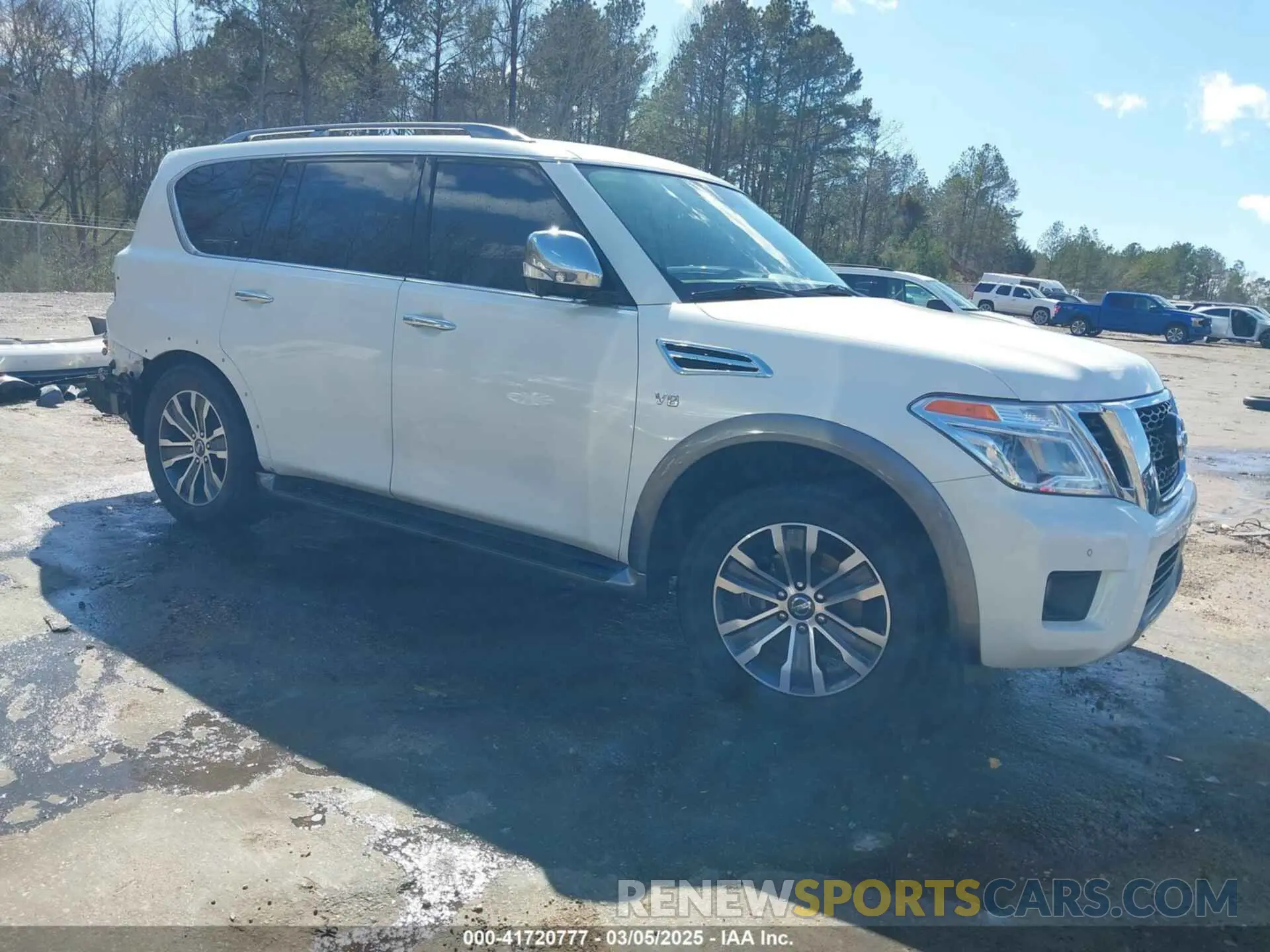 1 Photograph of a damaged car JN8AY2ND3K9087268 NISSAN ARMADA 2019