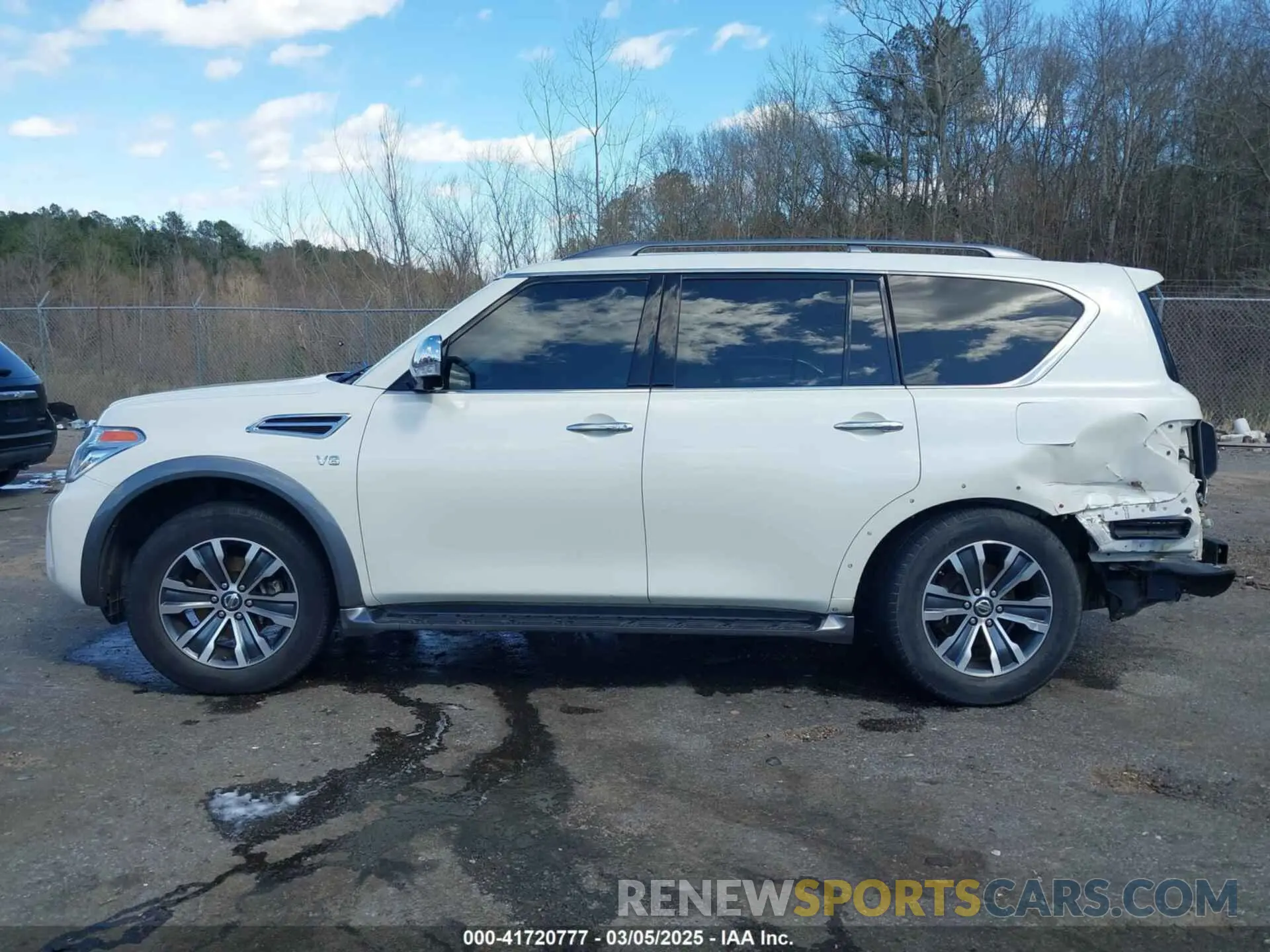 15 Photograph of a damaged car JN8AY2ND3K9087268 NISSAN ARMADA 2019