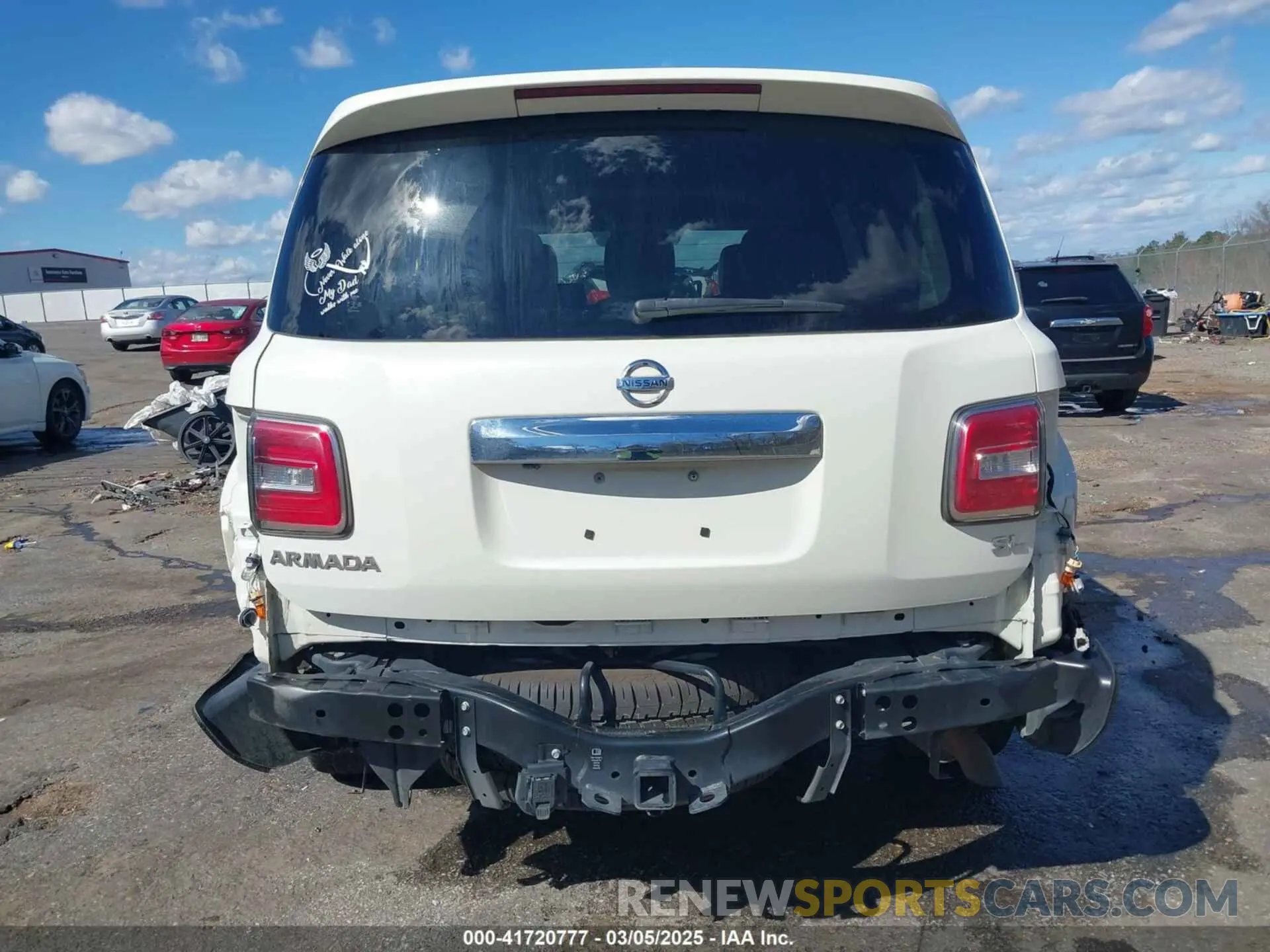 6 Photograph of a damaged car JN8AY2ND3K9087268 NISSAN ARMADA 2019