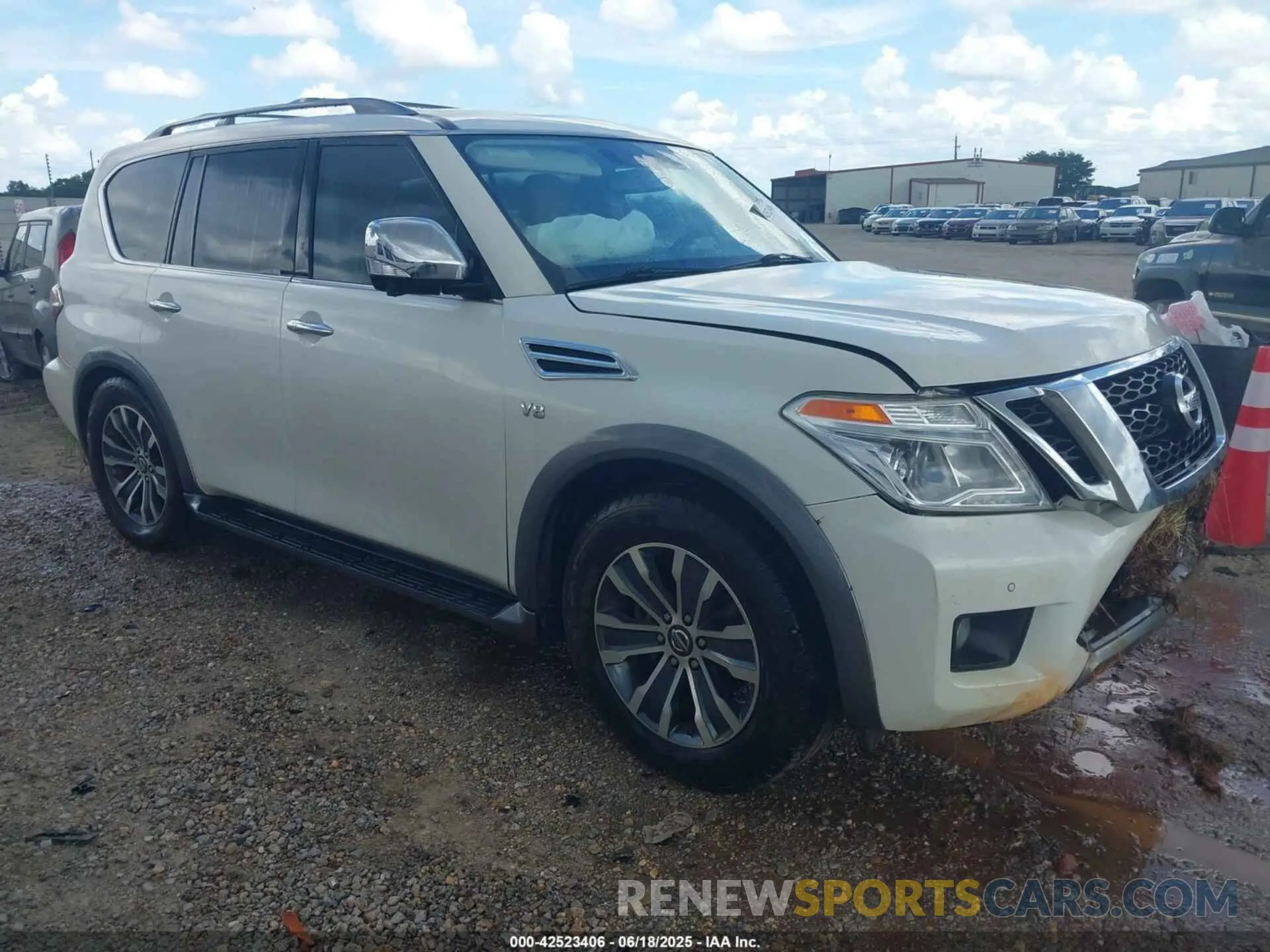 1 Photograph of a damaged car JN8AY2ND3K9092244 NISSAN ARMADA 2019
