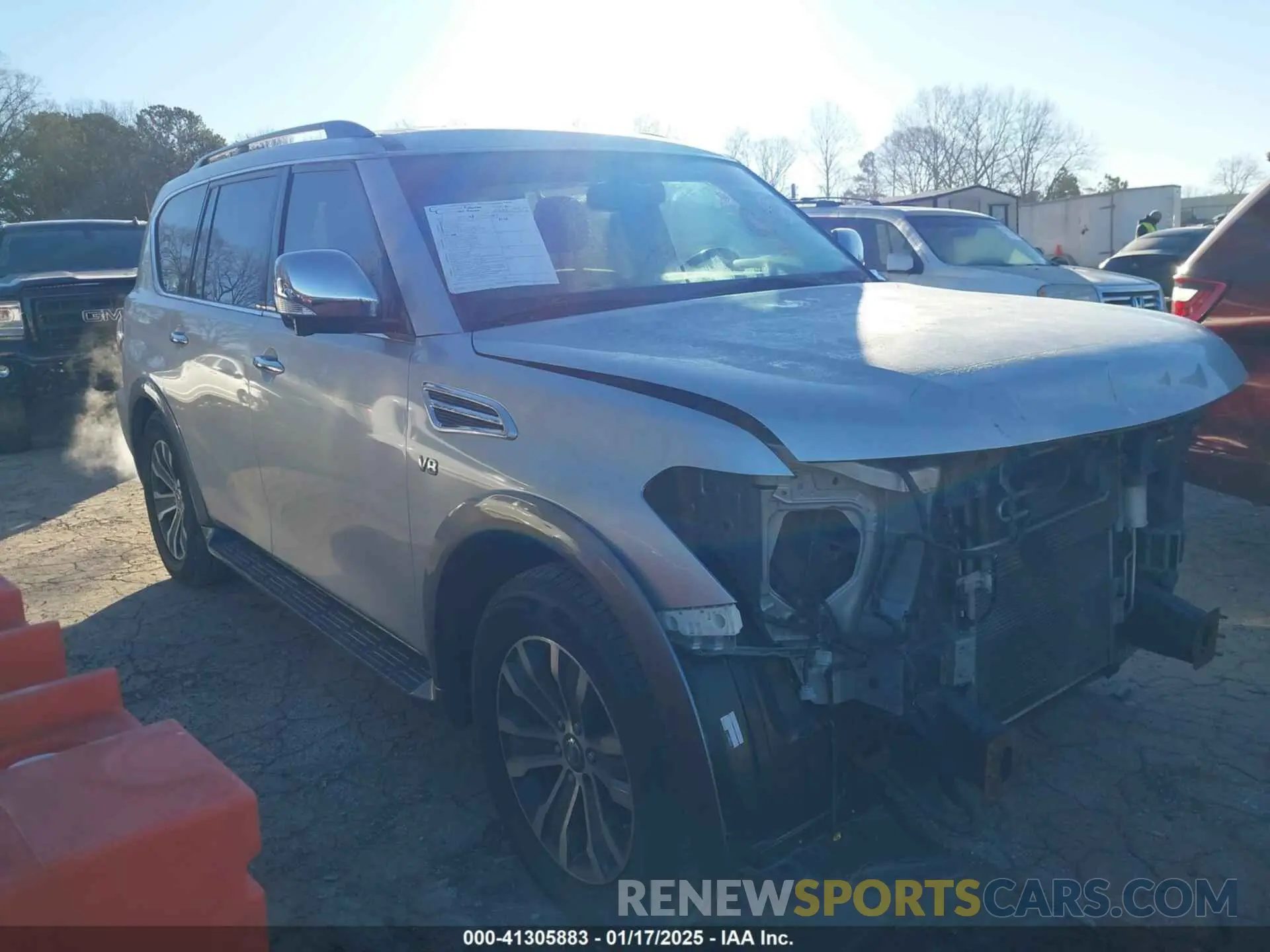 1 Photograph of a damaged car JN8AY2ND4K9085853 NISSAN ARMADA 2019