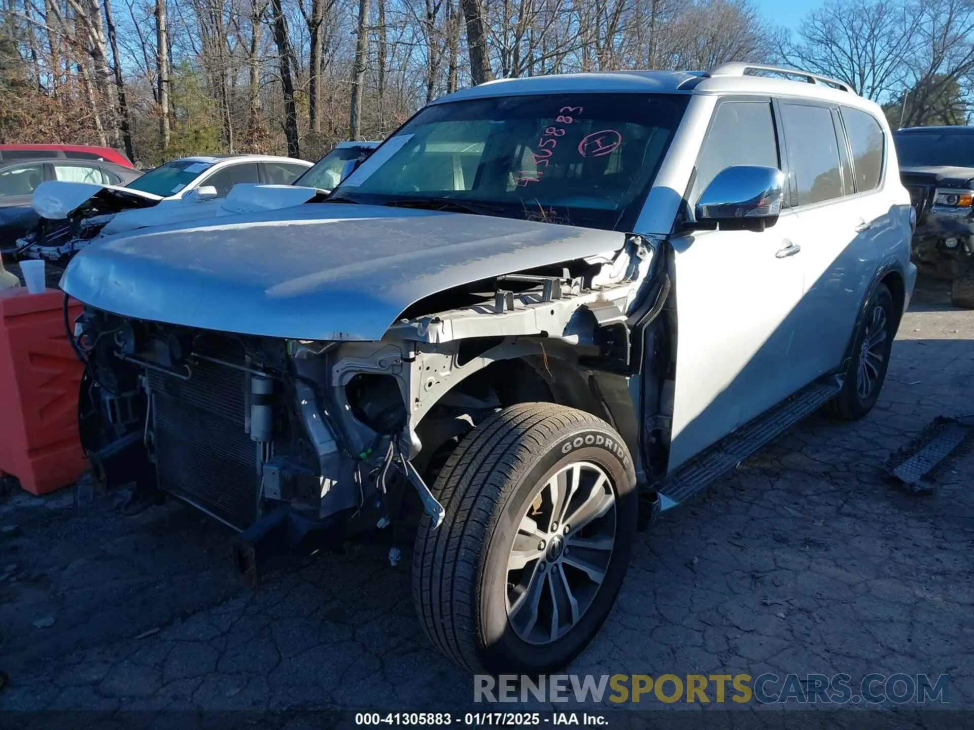 2 Photograph of a damaged car JN8AY2ND4K9085853 NISSAN ARMADA 2019