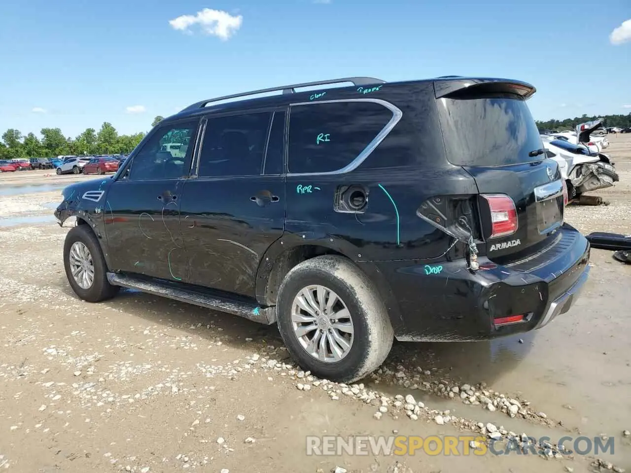 2 Photograph of a damaged car JN8AY2ND4K9090387 NISSAN ARMADA 2019