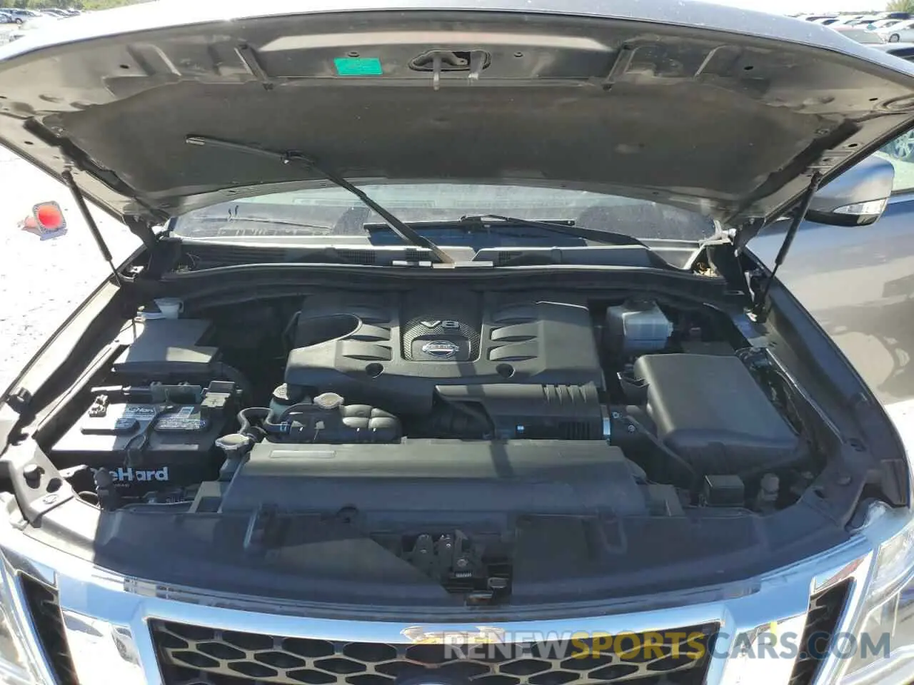 12 Photograph of a damaged car JN8AY2ND4KX010176 NISSAN ARMADA 2019