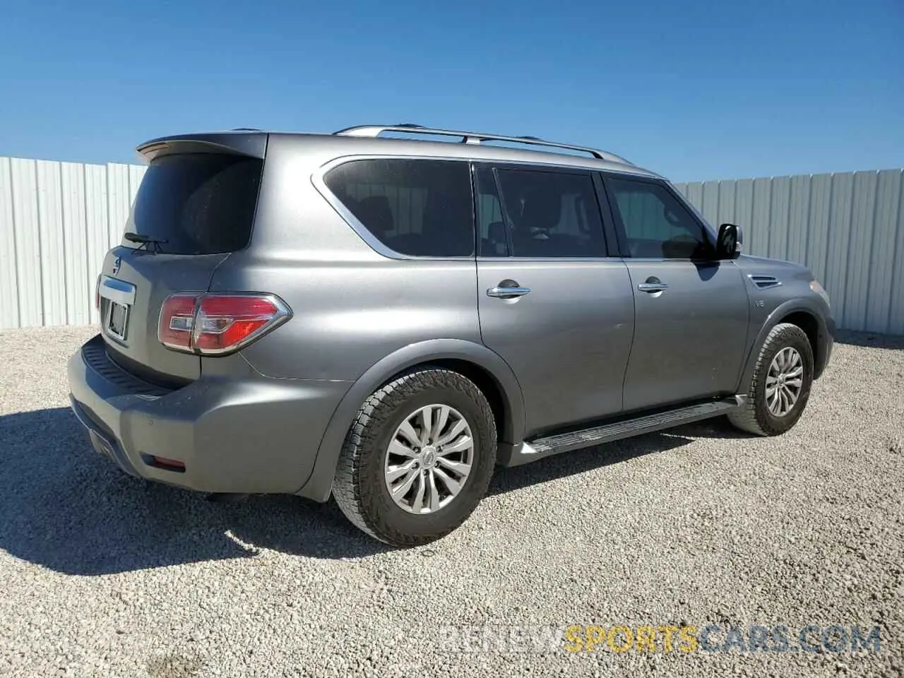 3 Photograph of a damaged car JN8AY2ND4KX010176 NISSAN ARMADA 2019