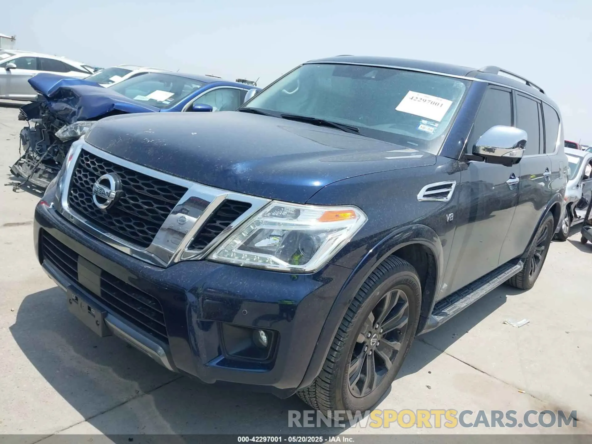 2 Photograph of a damaged car JN8AY2ND5K9090575 NISSAN ARMADA 2019