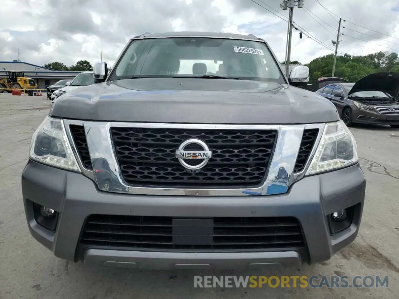 5 Photograph of a damaged car JN8AY2ND5KX009117 NISSAN ARMADA 2019