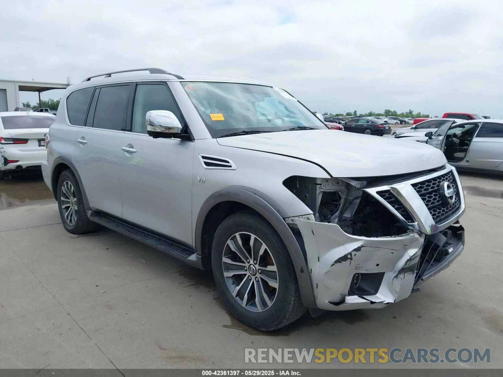 1 Photograph of a damaged car JN8AY2ND6K9091539 NISSAN ARMADA 2019