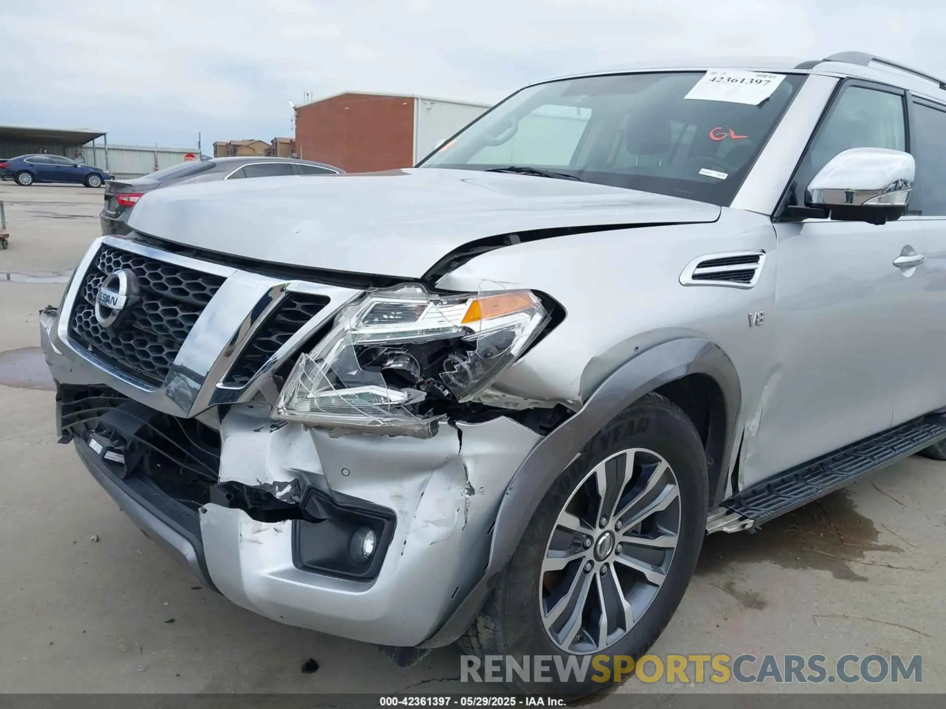 19 Photograph of a damaged car JN8AY2ND6K9091539 NISSAN ARMADA 2019