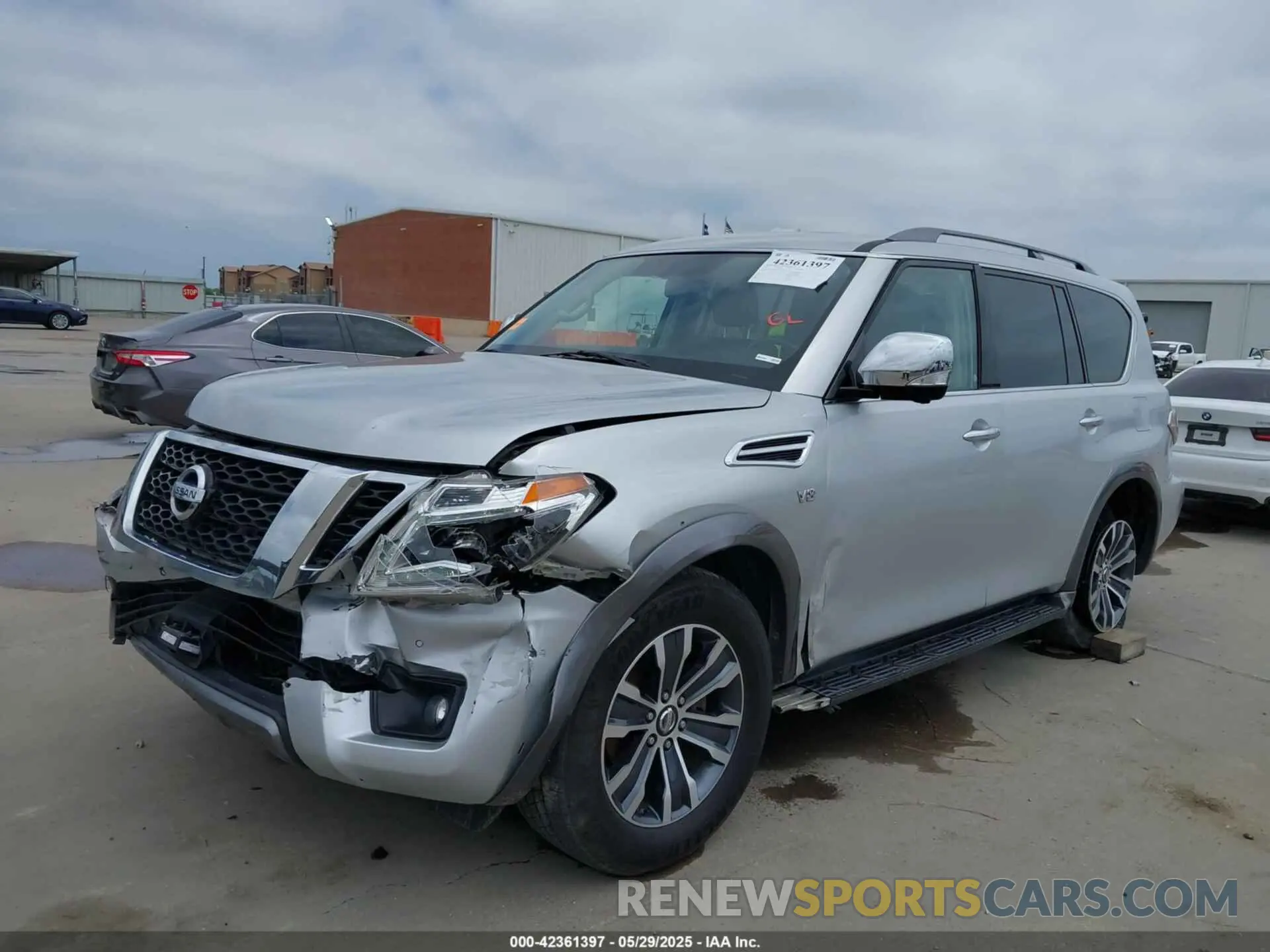 2 Photograph of a damaged car JN8AY2ND6K9091539 NISSAN ARMADA 2019