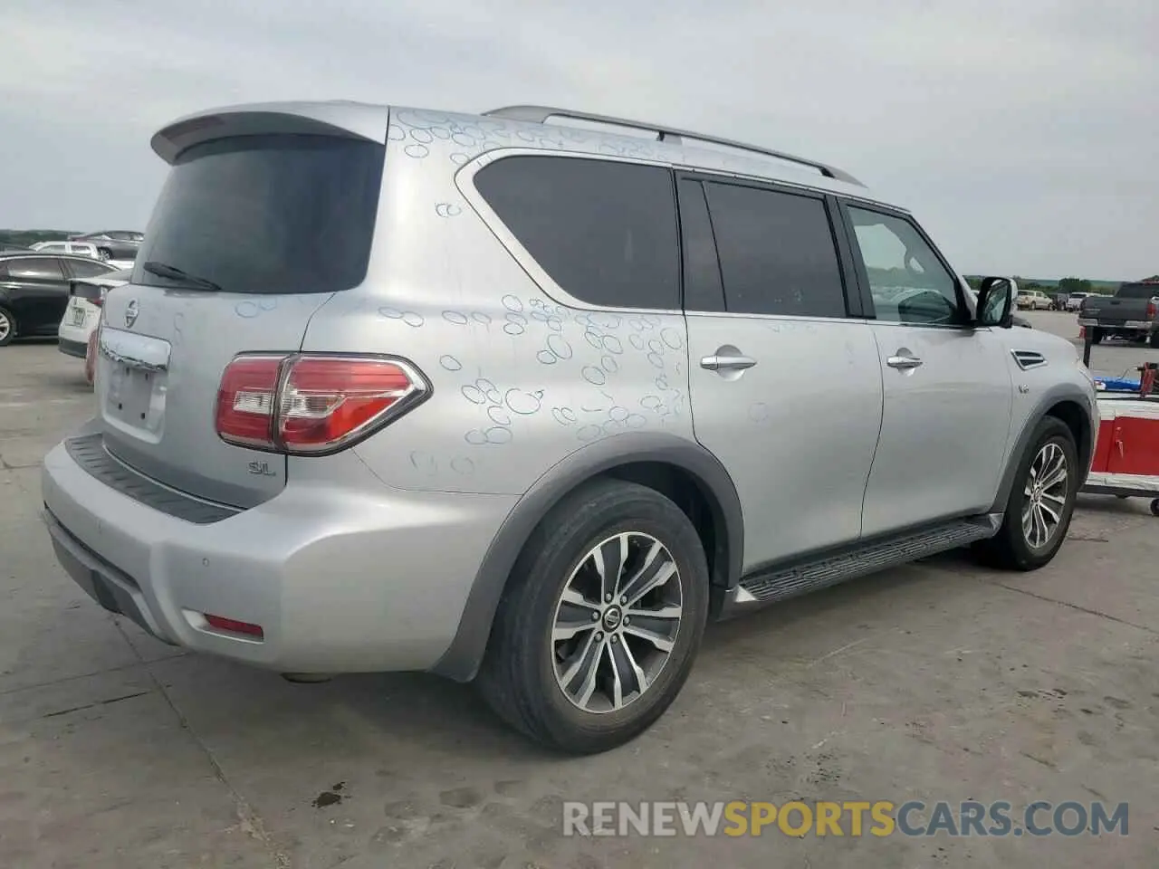 3 Photograph of a damaged car JN8AY2ND6K9092271 NISSAN ARMADA 2019
