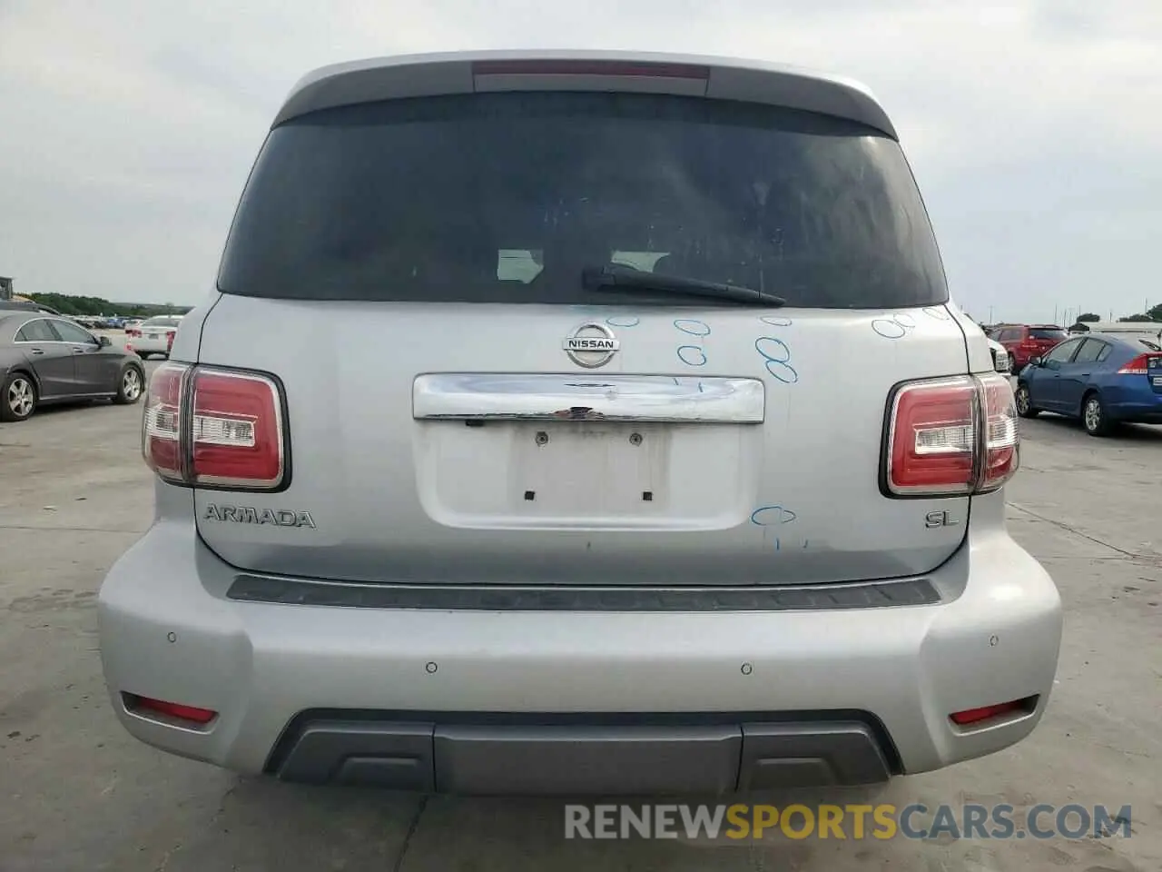 6 Photograph of a damaged car JN8AY2ND6K9092271 NISSAN ARMADA 2019
