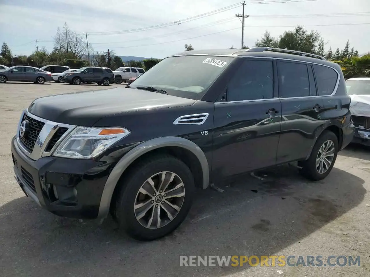 1 Photograph of a damaged car JN8AY2ND6K9092402 NISSAN ARMADA 2019