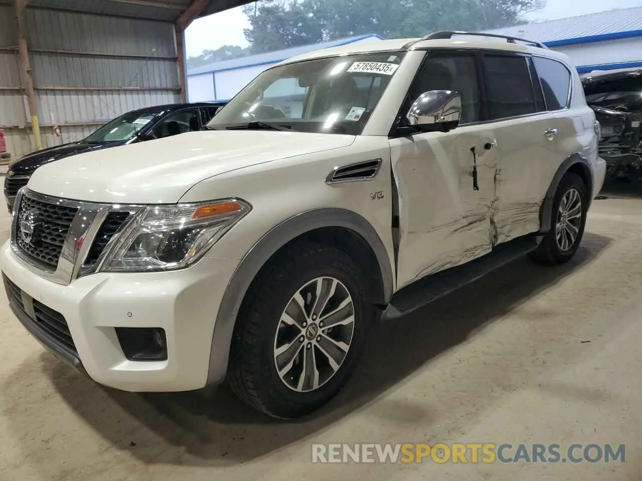 1 Photograph of a damaged car JN8AY2ND7KX008129 NISSAN ARMADA 2019