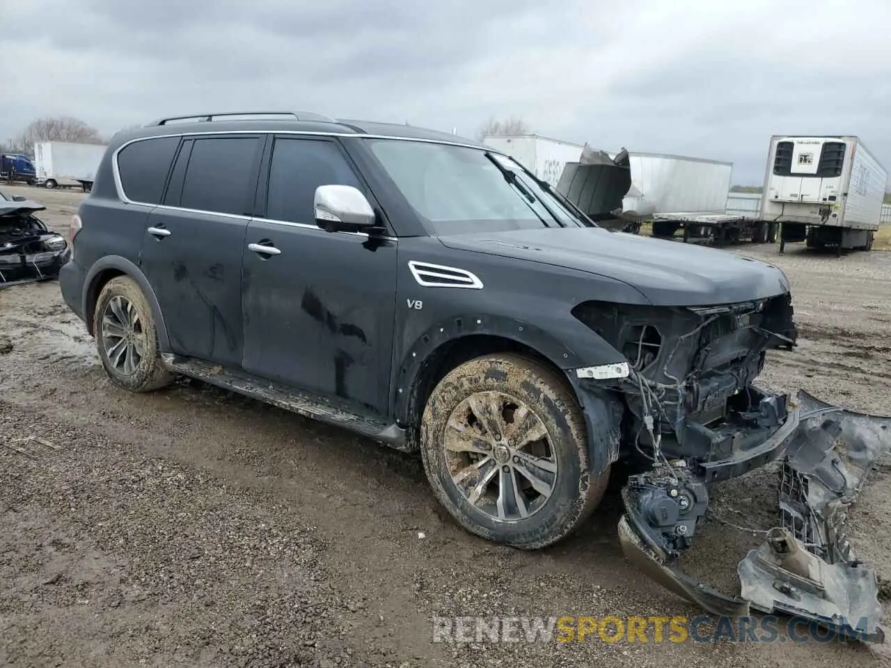 4 Photograph of a damaged car JN8AY2ND7KX008633 NISSAN ARMADA 2019
