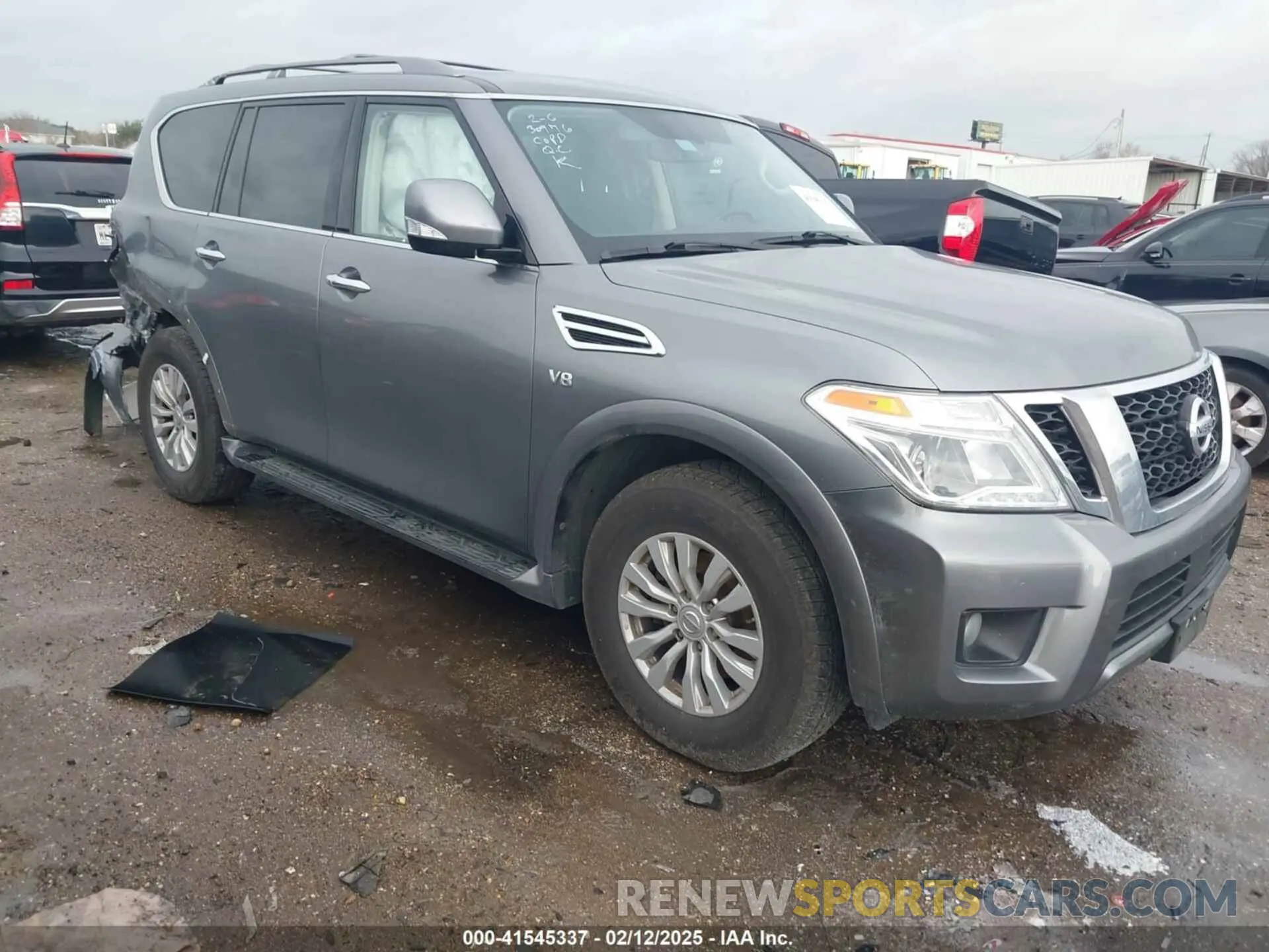 1 Photograph of a damaged car JN8AY2ND9K9085833 NISSAN ARMADA 2019