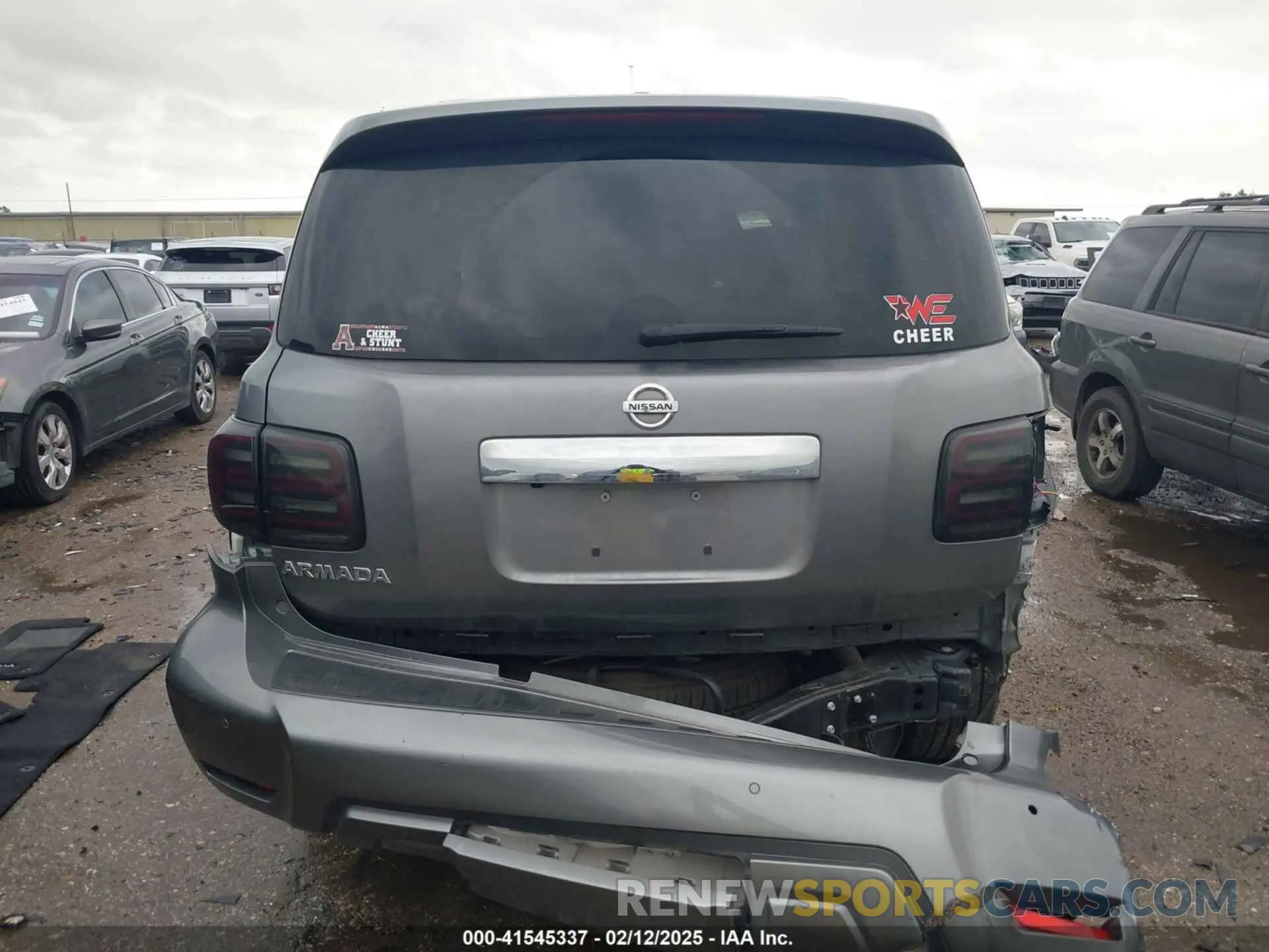 16 Photograph of a damaged car JN8AY2ND9K9085833 NISSAN ARMADA 2019