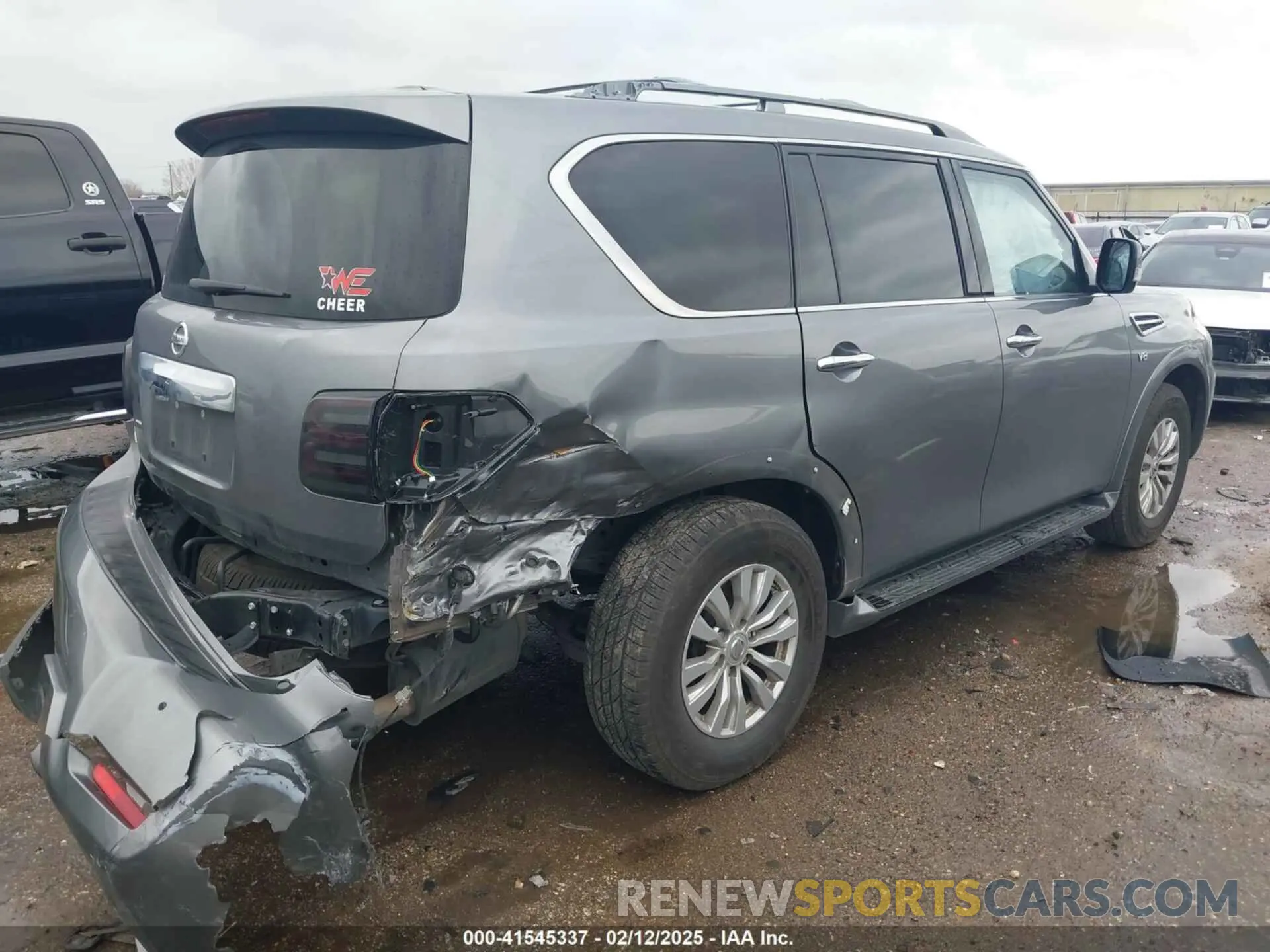 4 Photograph of a damaged car JN8AY2ND9K9085833 NISSAN ARMADA 2019