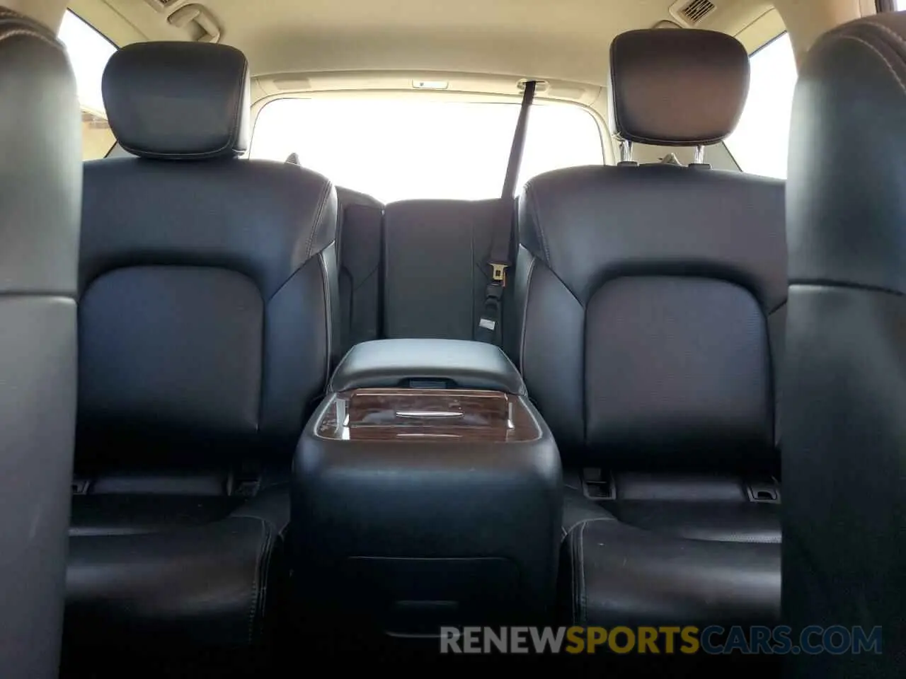 10 Photograph of a damaged car JN8AY2ND9K9086254 NISSAN ARMADA 2019