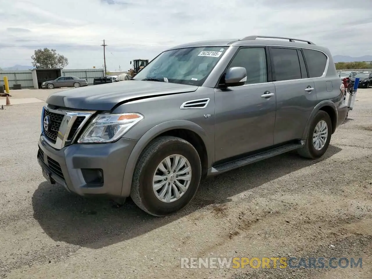 1 Photograph of a damaged car JN8AY2ND9K9090093 NISSAN ARMADA 2019