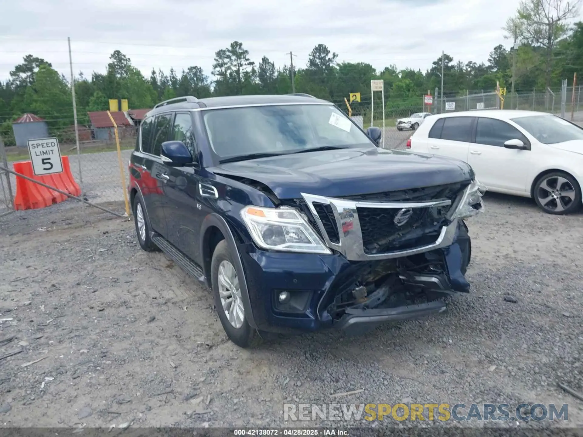1 Photograph of a damaged car JN8AY2NDXK9090524 NISSAN ARMADA 2019