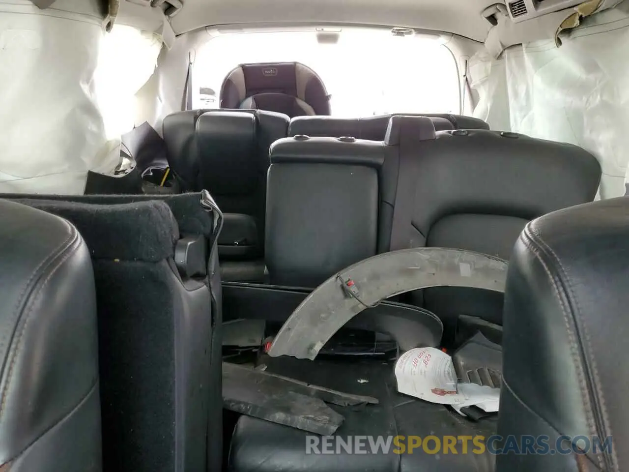 10 Photograph of a damaged car JN8AY2NDXK9092077 NISSAN ARMADA 2019