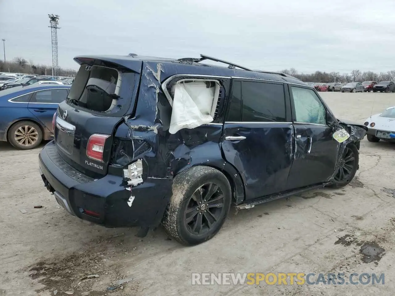 3 Photograph of a damaged car JN8AY2NDXK9092077 NISSAN ARMADA 2019