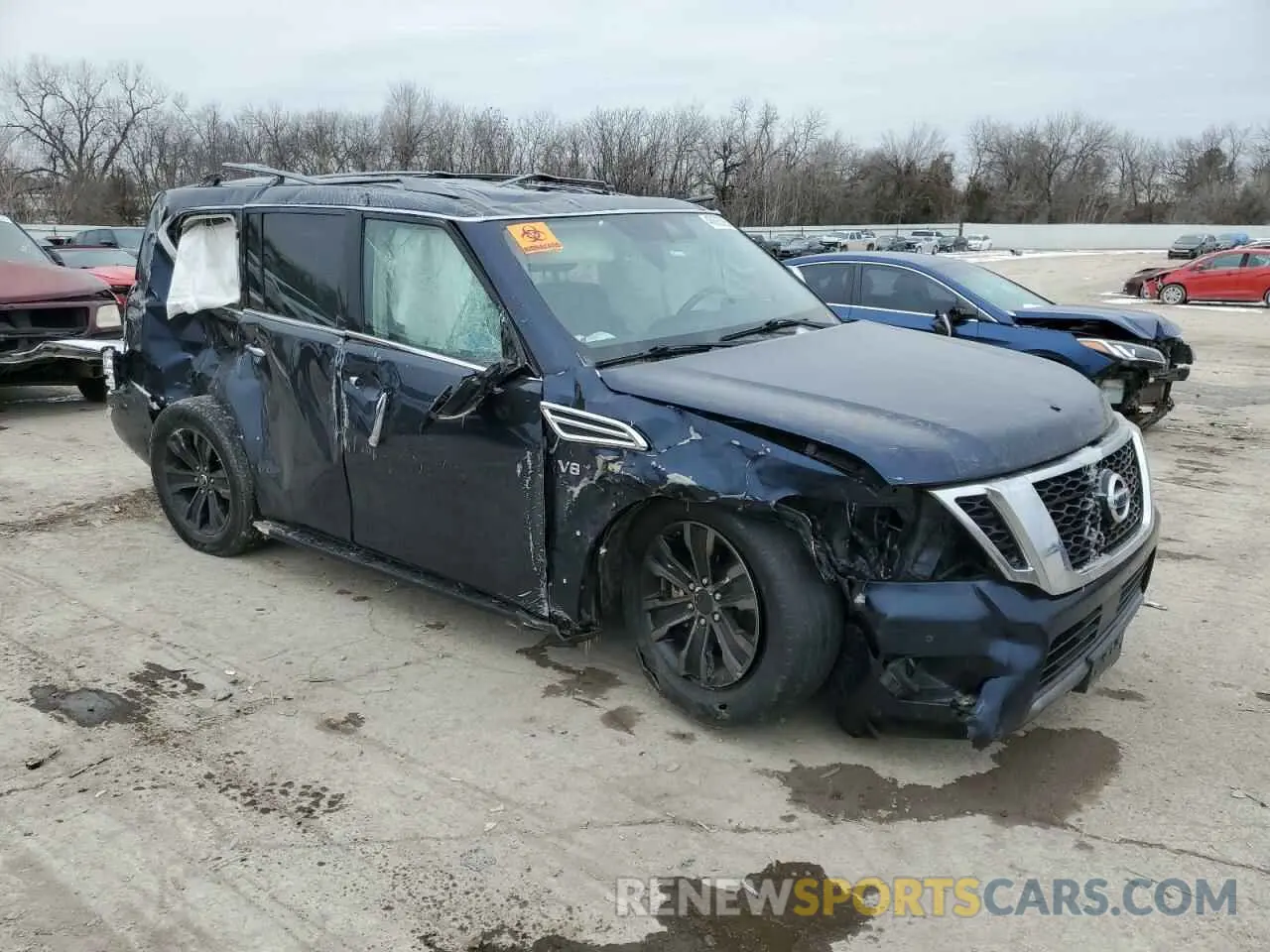 4 Photograph of a damaged car JN8AY2NDXK9092077 NISSAN ARMADA 2019