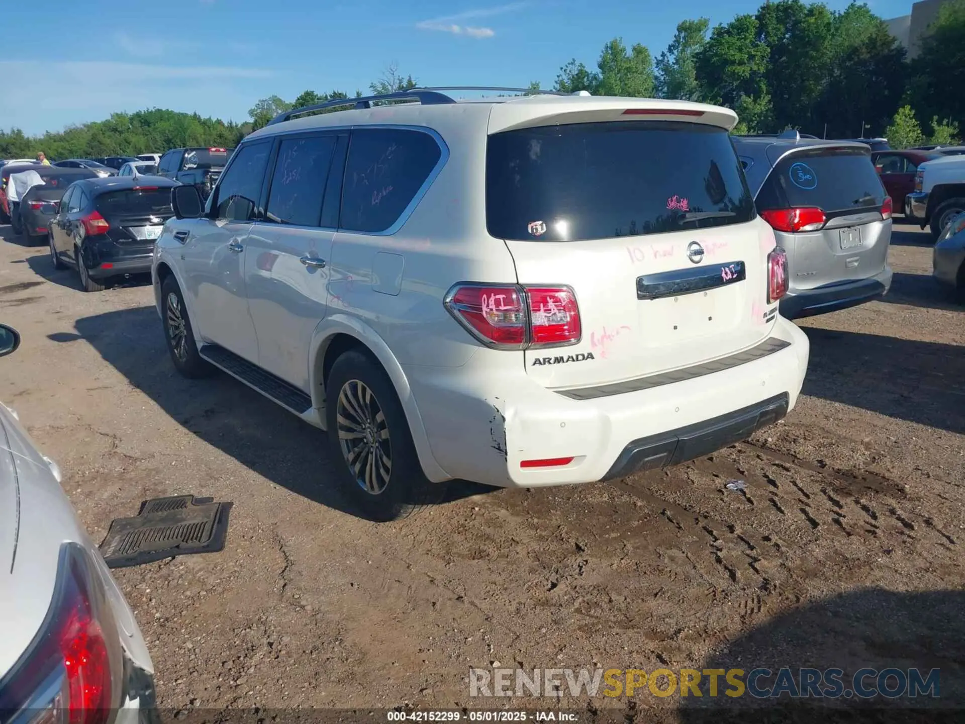 3 Photograph of a damaged car JN8AY2NE2K9755084 NISSAN ARMADA 2019