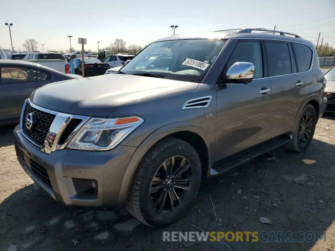 1 Photograph of a damaged car JN8AY2NE5K9758111 NISSAN ARMADA 2019
