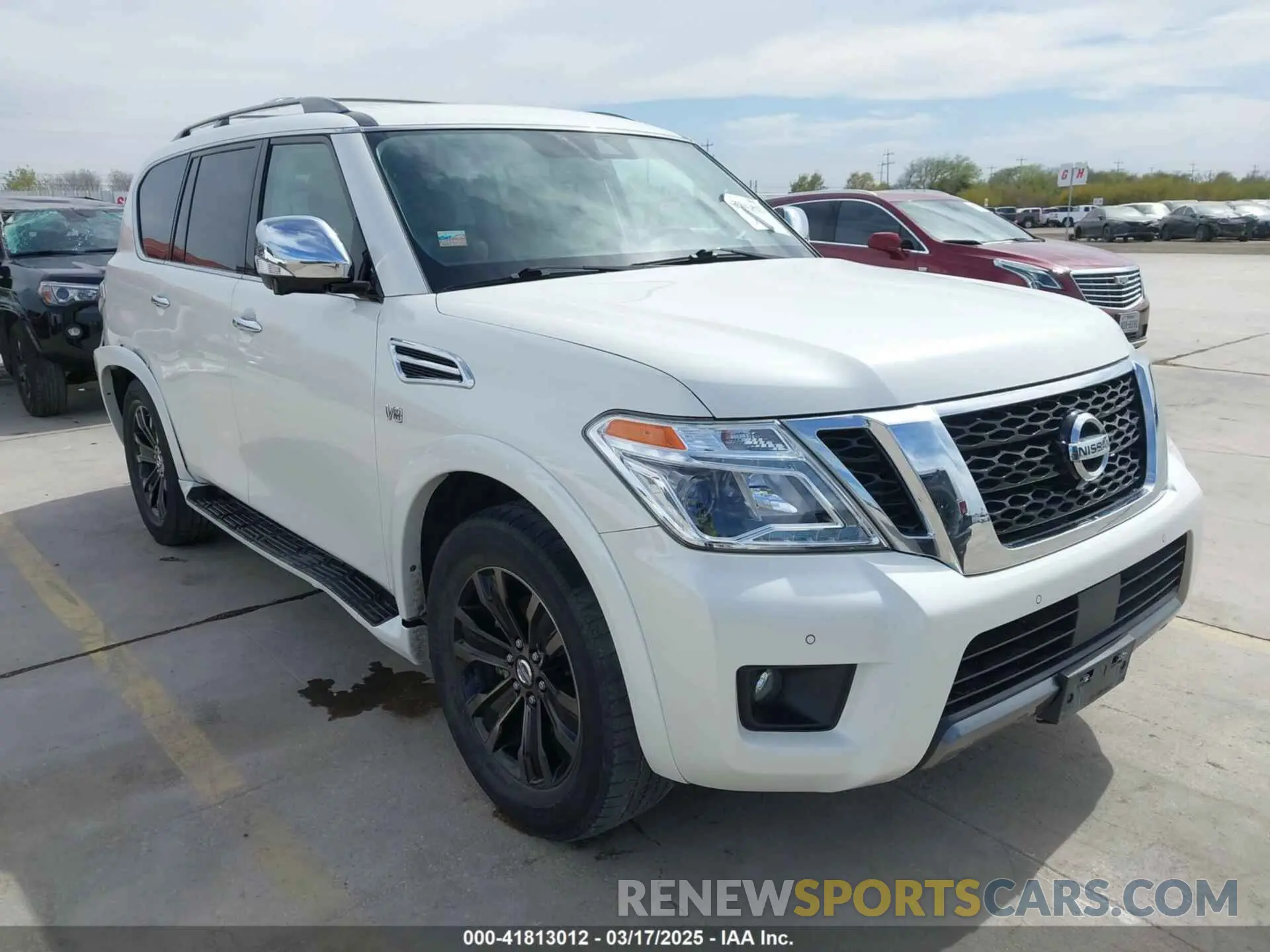 1 Photograph of a damaged car JN8AY2NF3K9350263 NISSAN ARMADA 2019