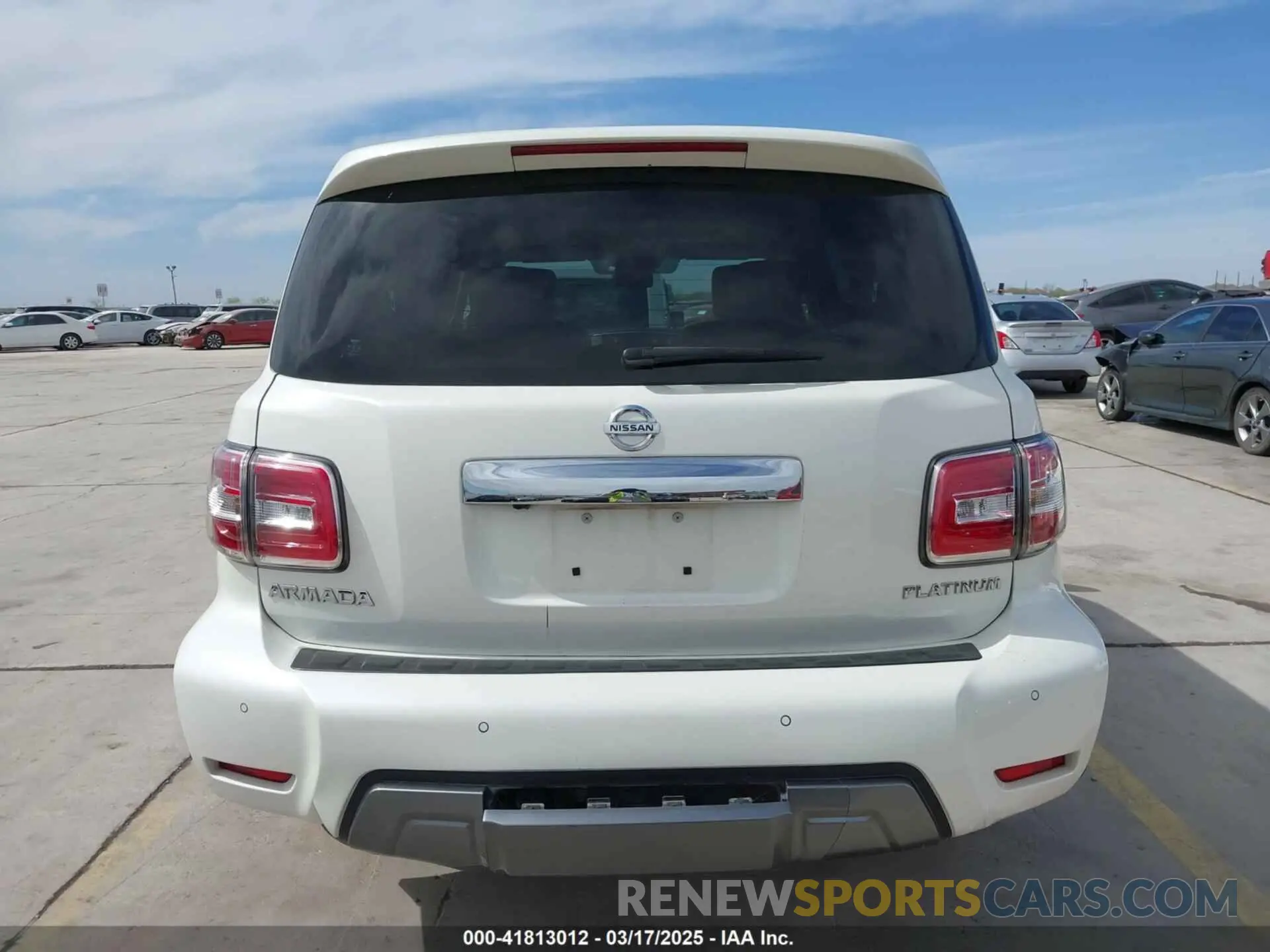 16 Photograph of a damaged car JN8AY2NF3K9350263 NISSAN ARMADA 2019