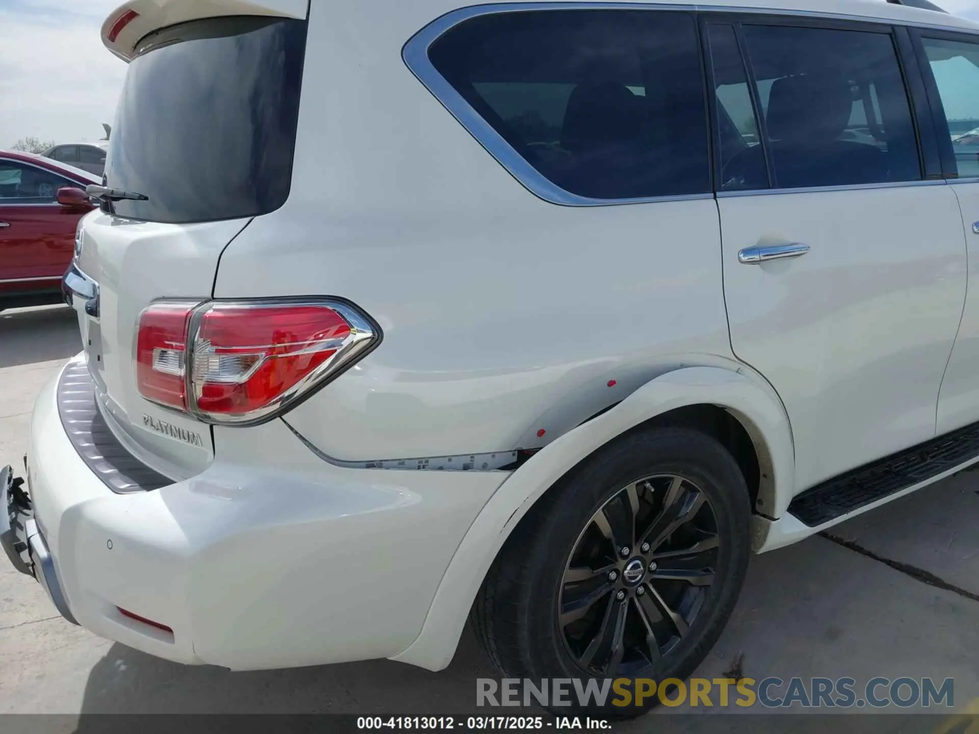 17 Photograph of a damaged car JN8AY2NF3K9350263 NISSAN ARMADA 2019