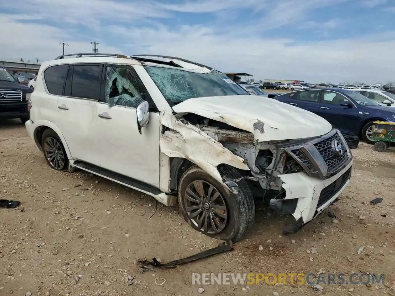 4 Photograph of a damaged car JN8AY2NF3K9350649 NISSAN ARMADA 2019