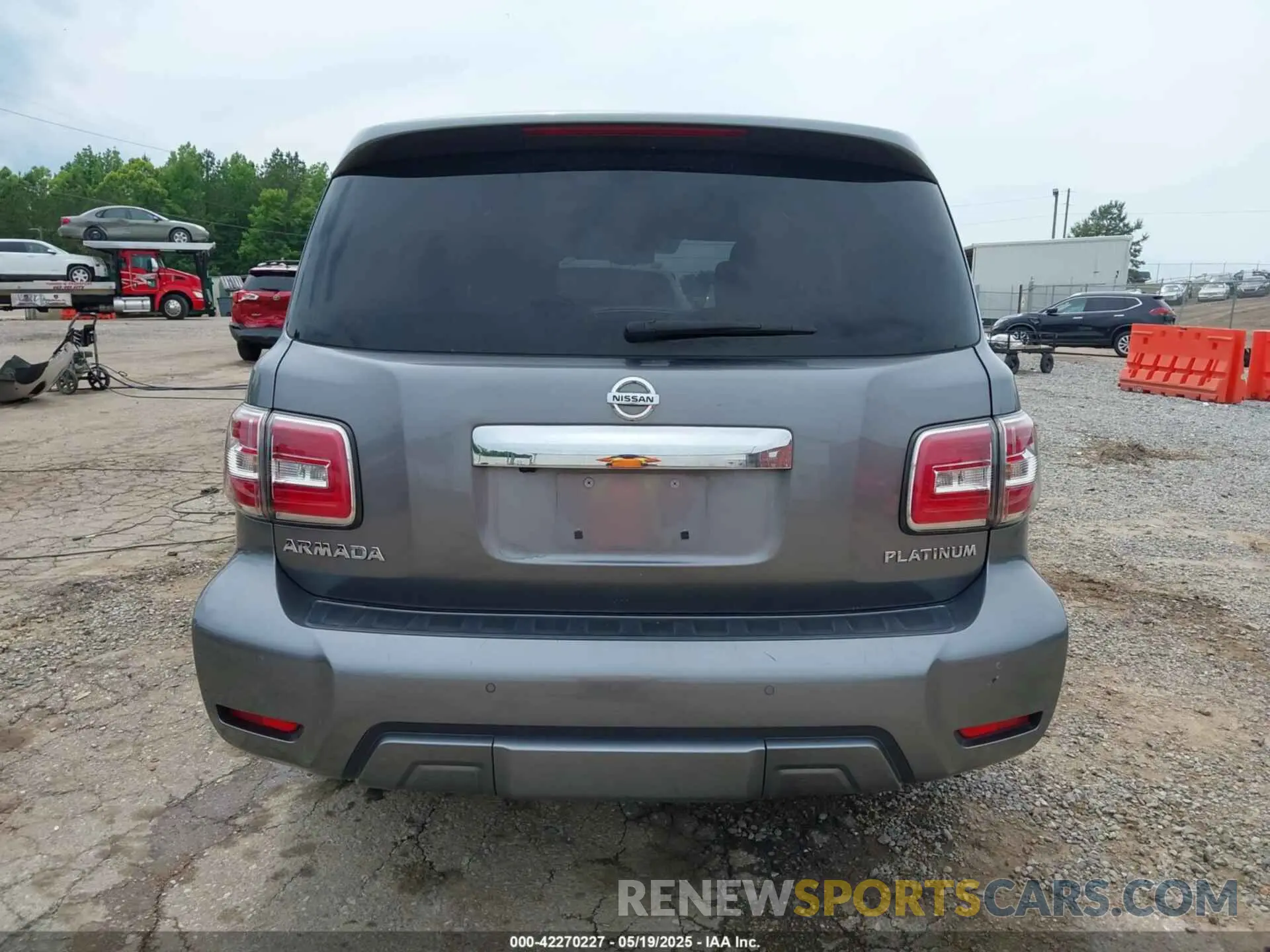 16 Photograph of a damaged car JN8AY2NF3K9351025 NISSAN ARMADA 2019