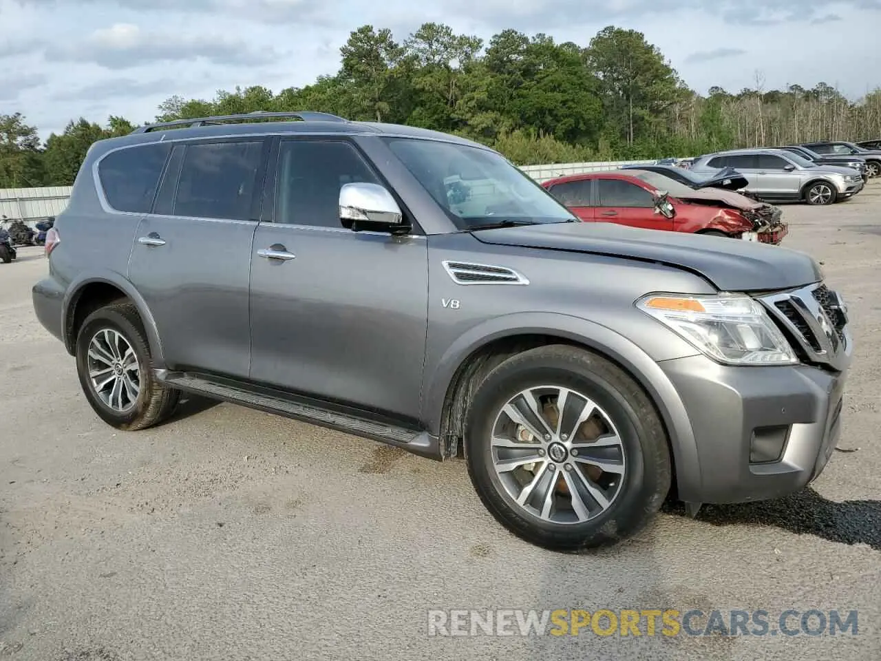 4 Photograph of a damaged car JN8AY2NC0L9622274 NISSAN ARMADA 2020