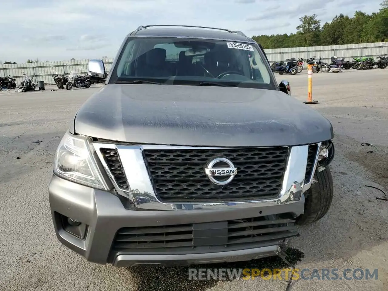 5 Photograph of a damaged car JN8AY2NC0L9622274 NISSAN ARMADA 2020
