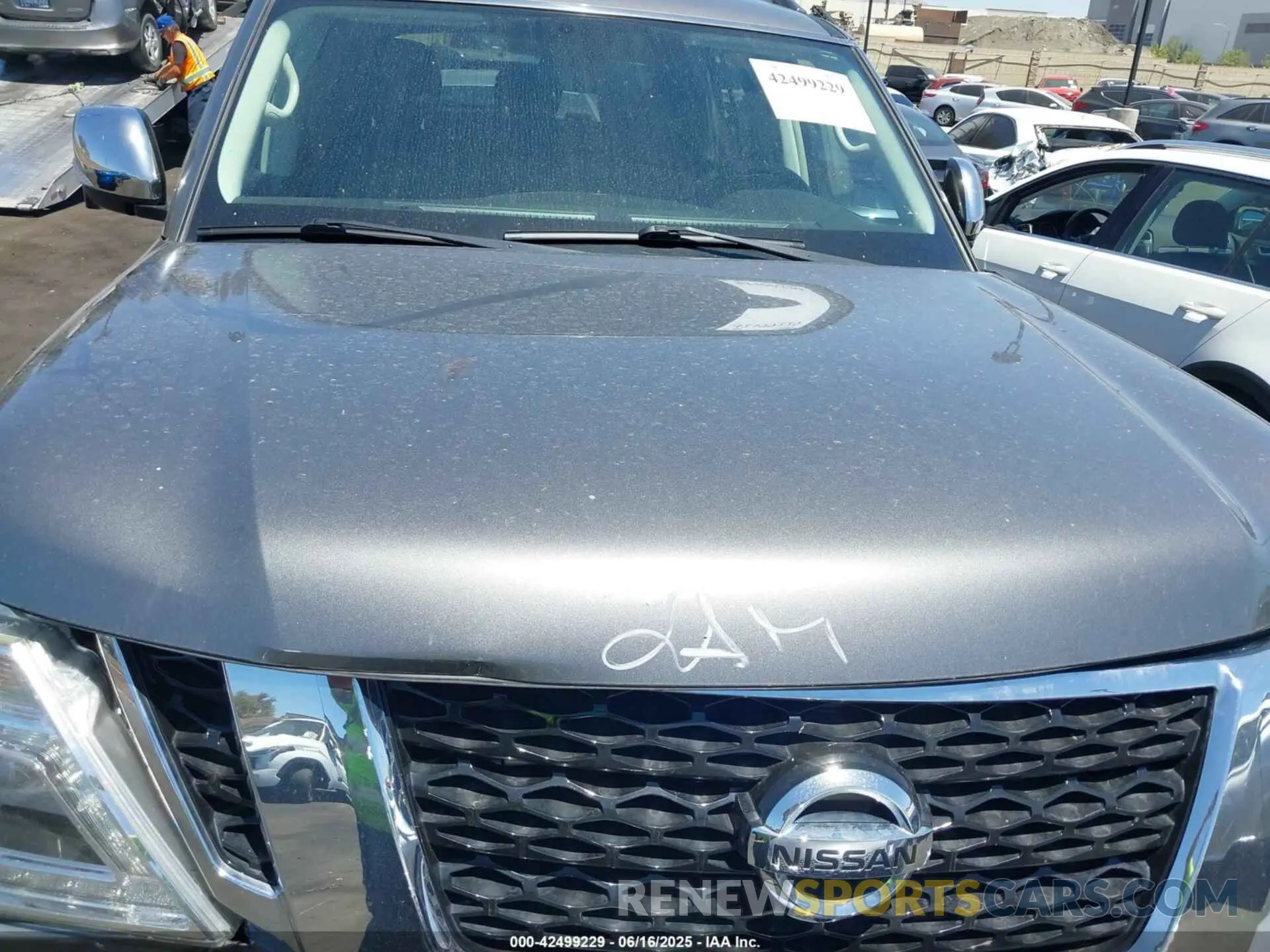 10 Photograph of a damaged car JN8AY2NC0LX519061 NISSAN ARMADA 2020