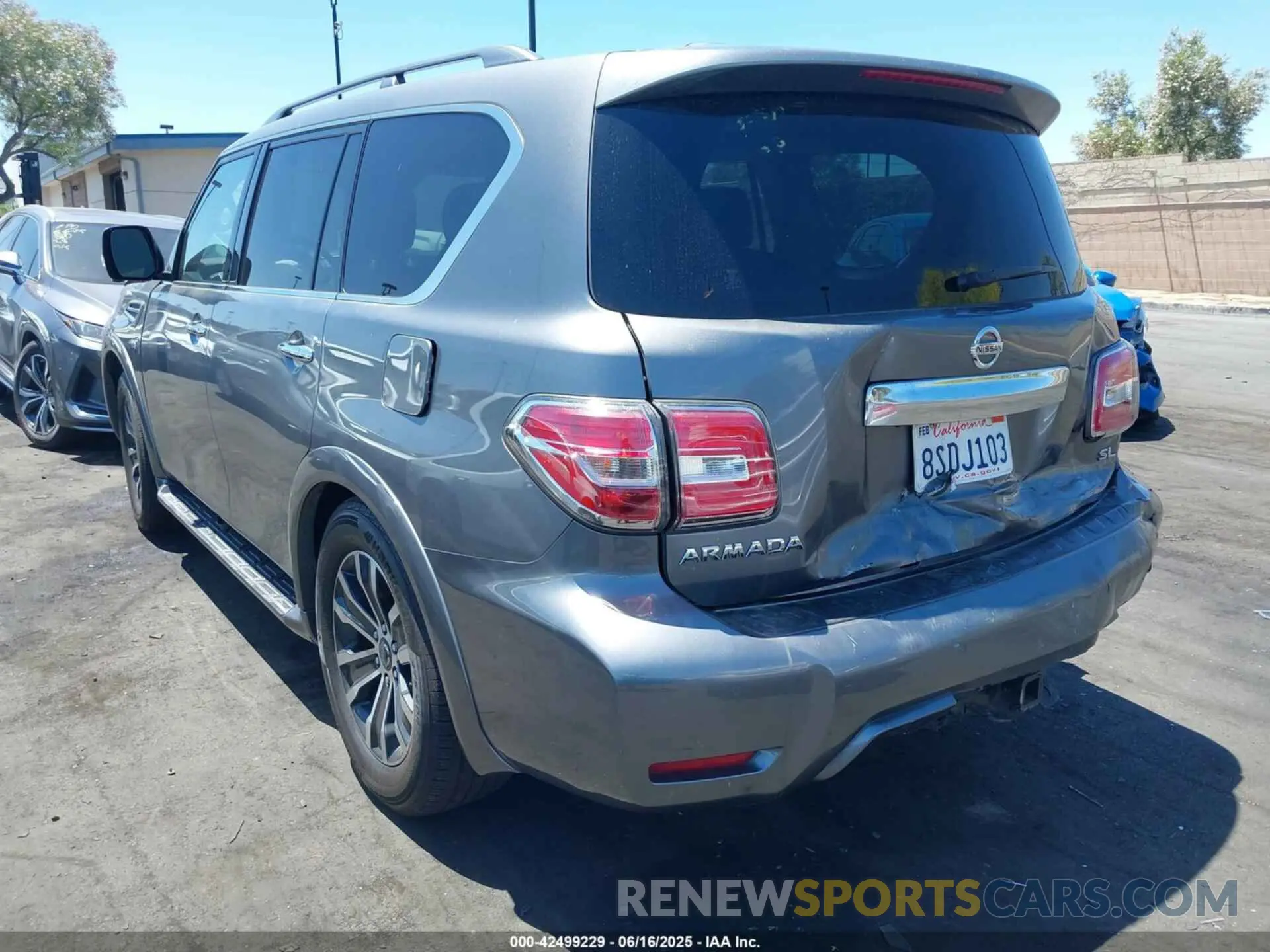 3 Photograph of a damaged car JN8AY2NC0LX519061 NISSAN ARMADA 2020