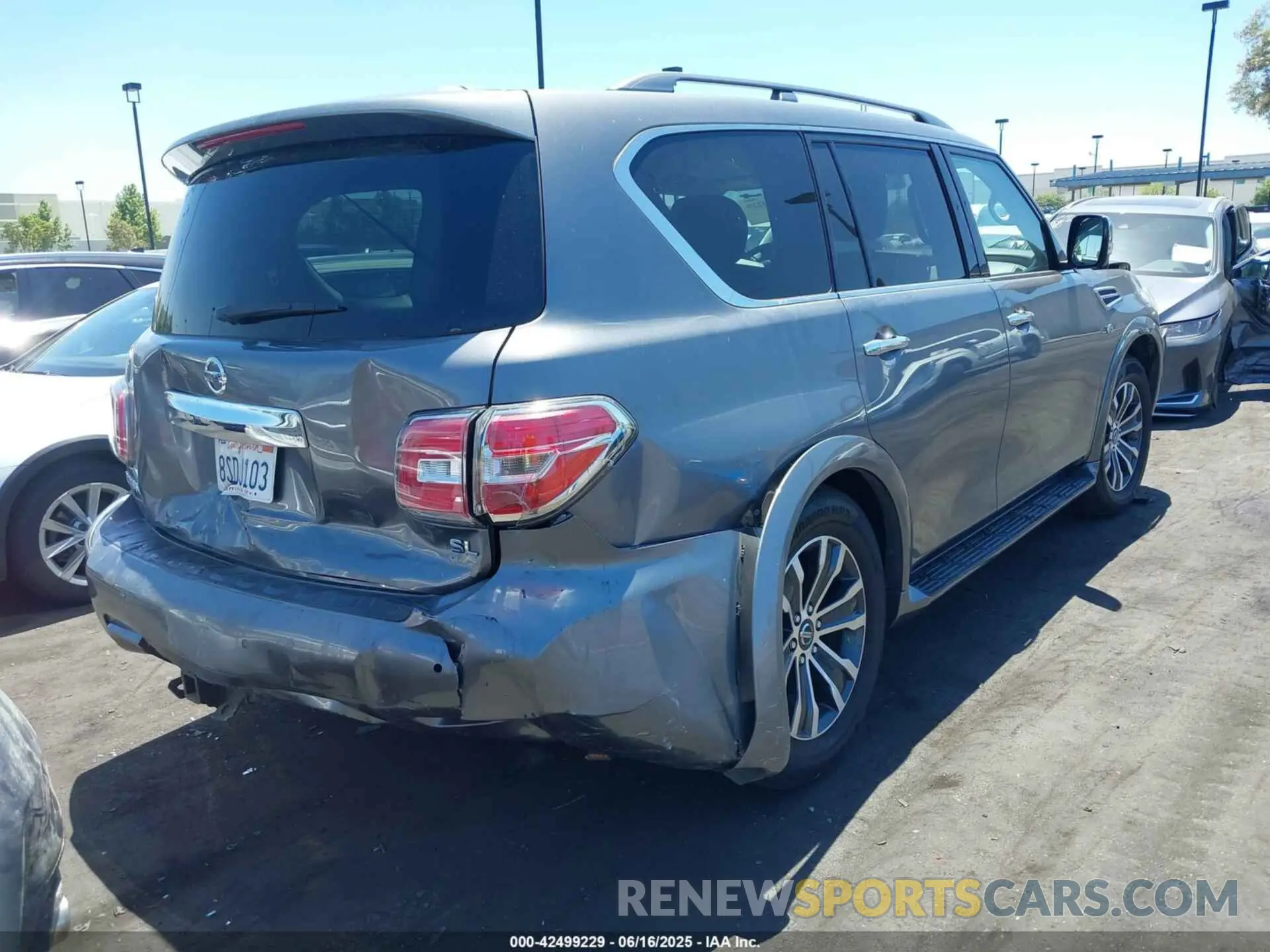 4 Photograph of a damaged car JN8AY2NC0LX519061 NISSAN ARMADA 2020