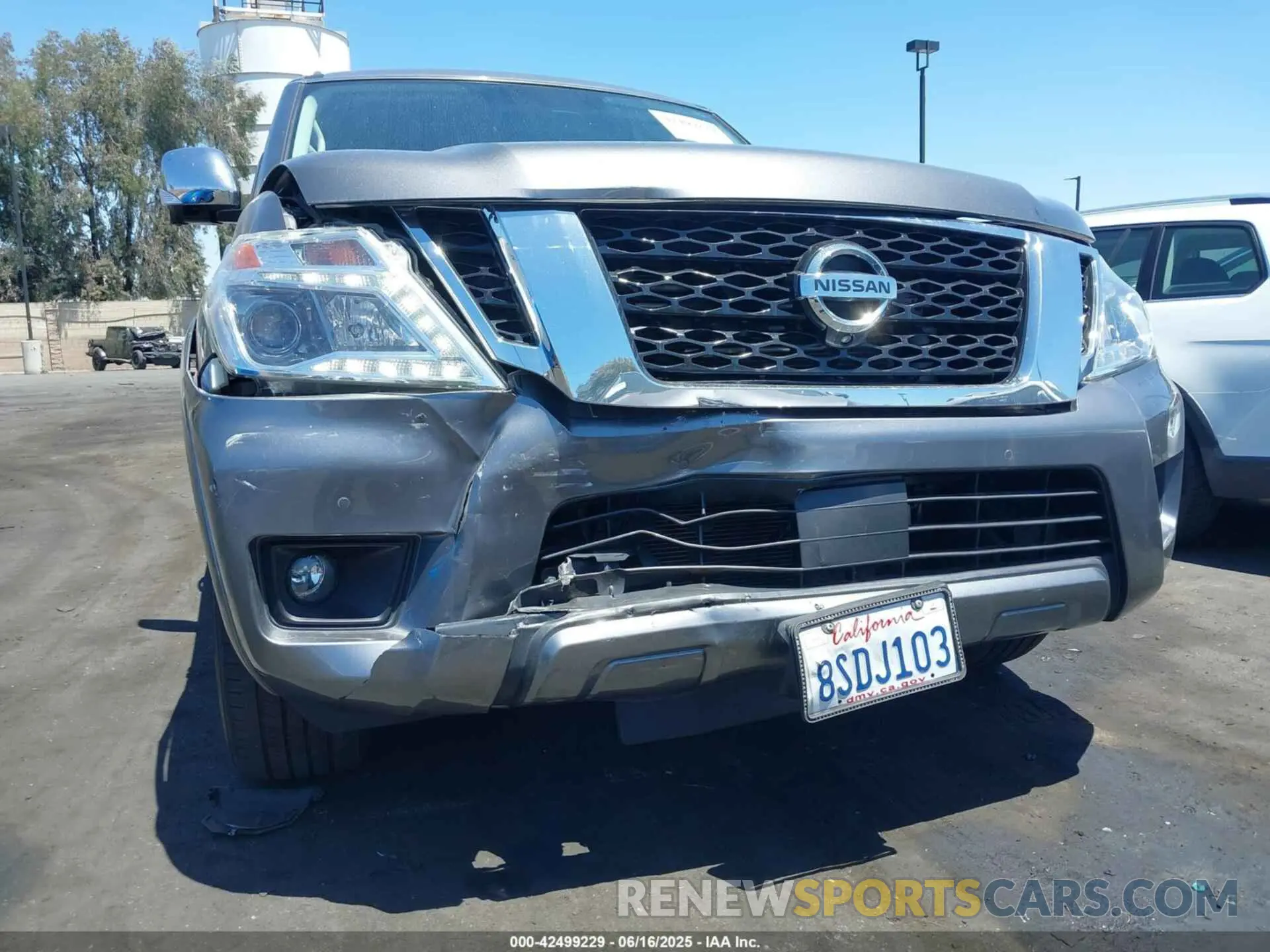 6 Photograph of a damaged car JN8AY2NC0LX519061 NISSAN ARMADA 2020