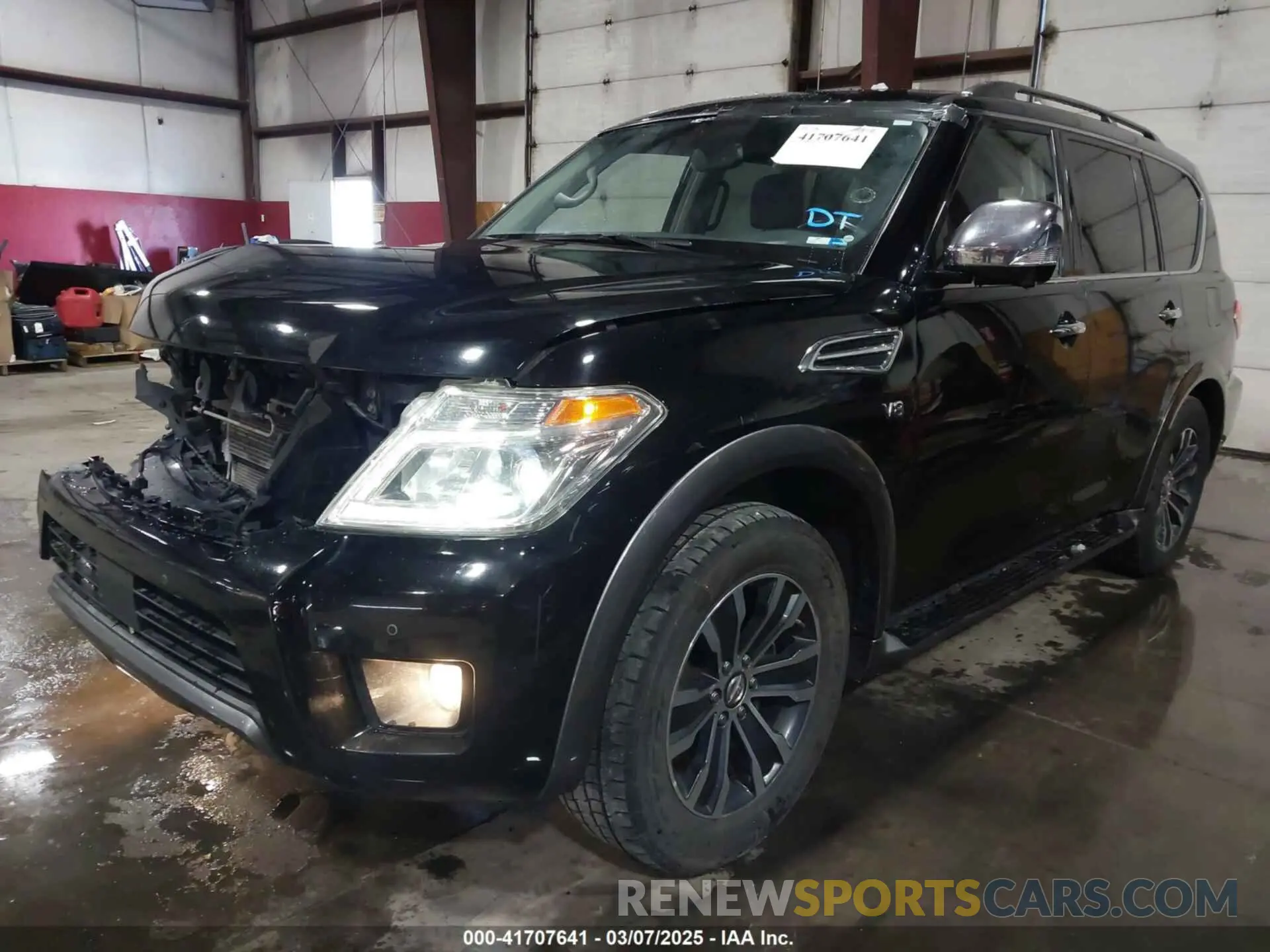 2 Photograph of a damaged car JN8AY2NC1L9615589 NISSAN ARMADA 2020