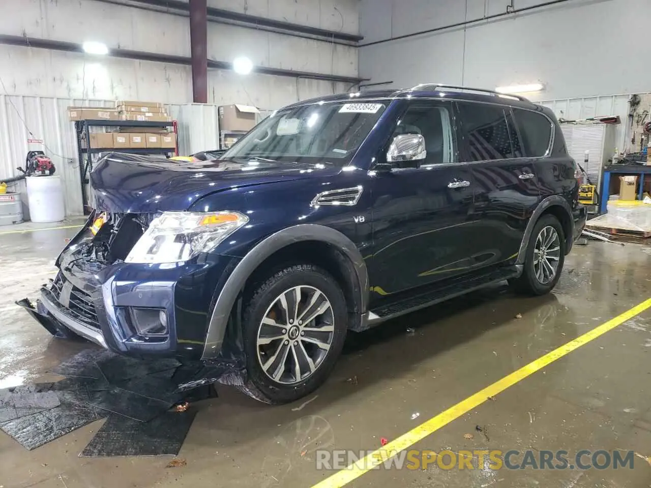 1 Photograph of a damaged car JN8AY2NC3L9615884 NISSAN ARMADA 2020