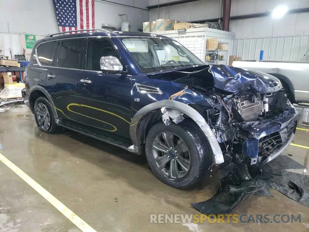 4 Photograph of a damaged car JN8AY2NC3L9615884 NISSAN ARMADA 2020