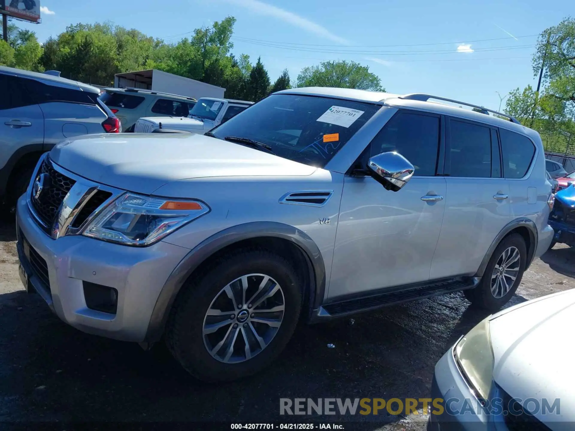 14 Photograph of a damaged car JN8AY2NC4L9618955 NISSAN ARMADA 2020