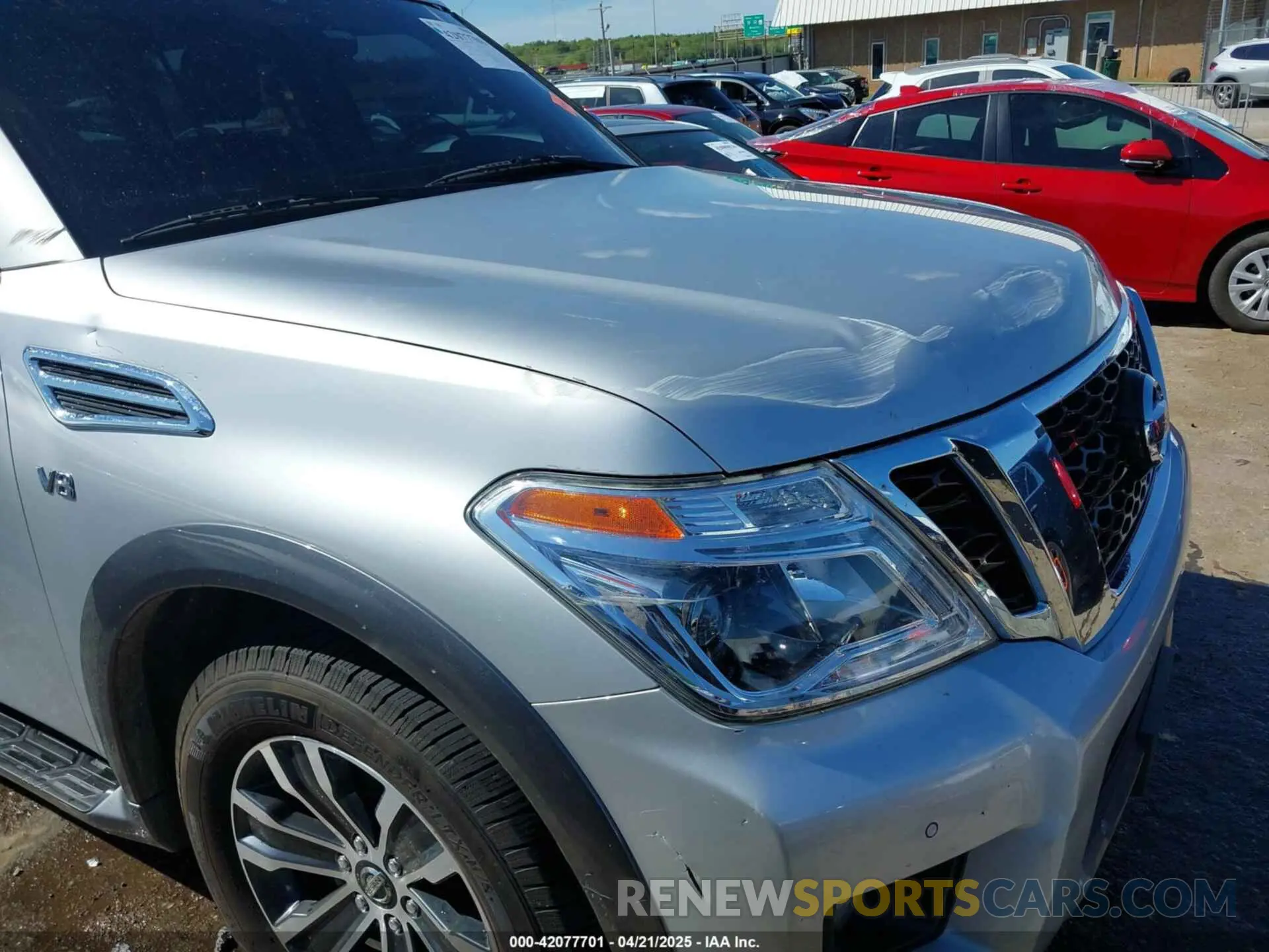6 Photograph of a damaged car JN8AY2NC4L9618955 NISSAN ARMADA 2020