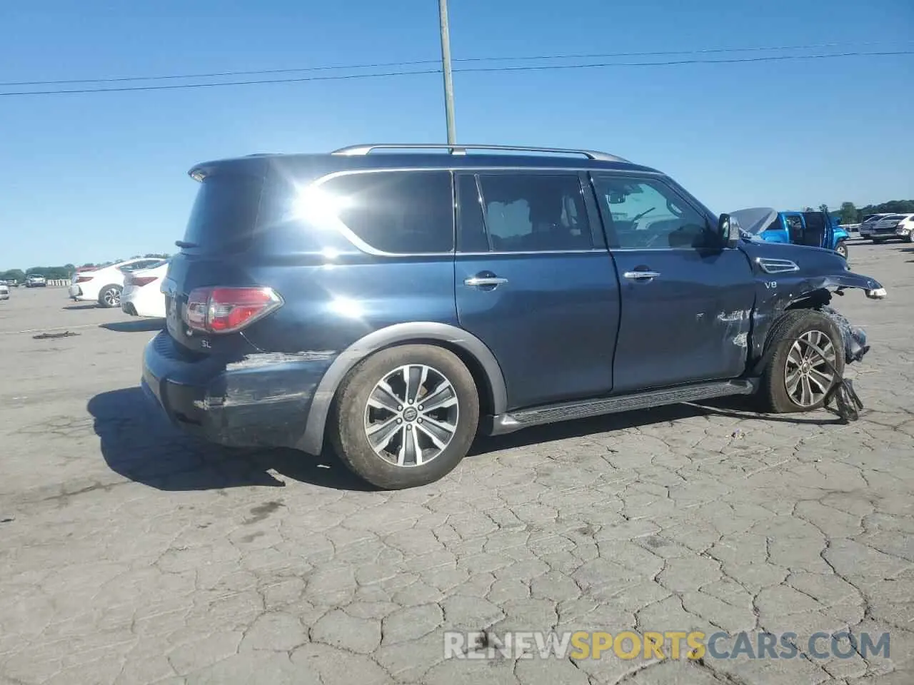 3 Photograph of a damaged car JN8AY2NC4LX516499 NISSAN ARMADA 2020